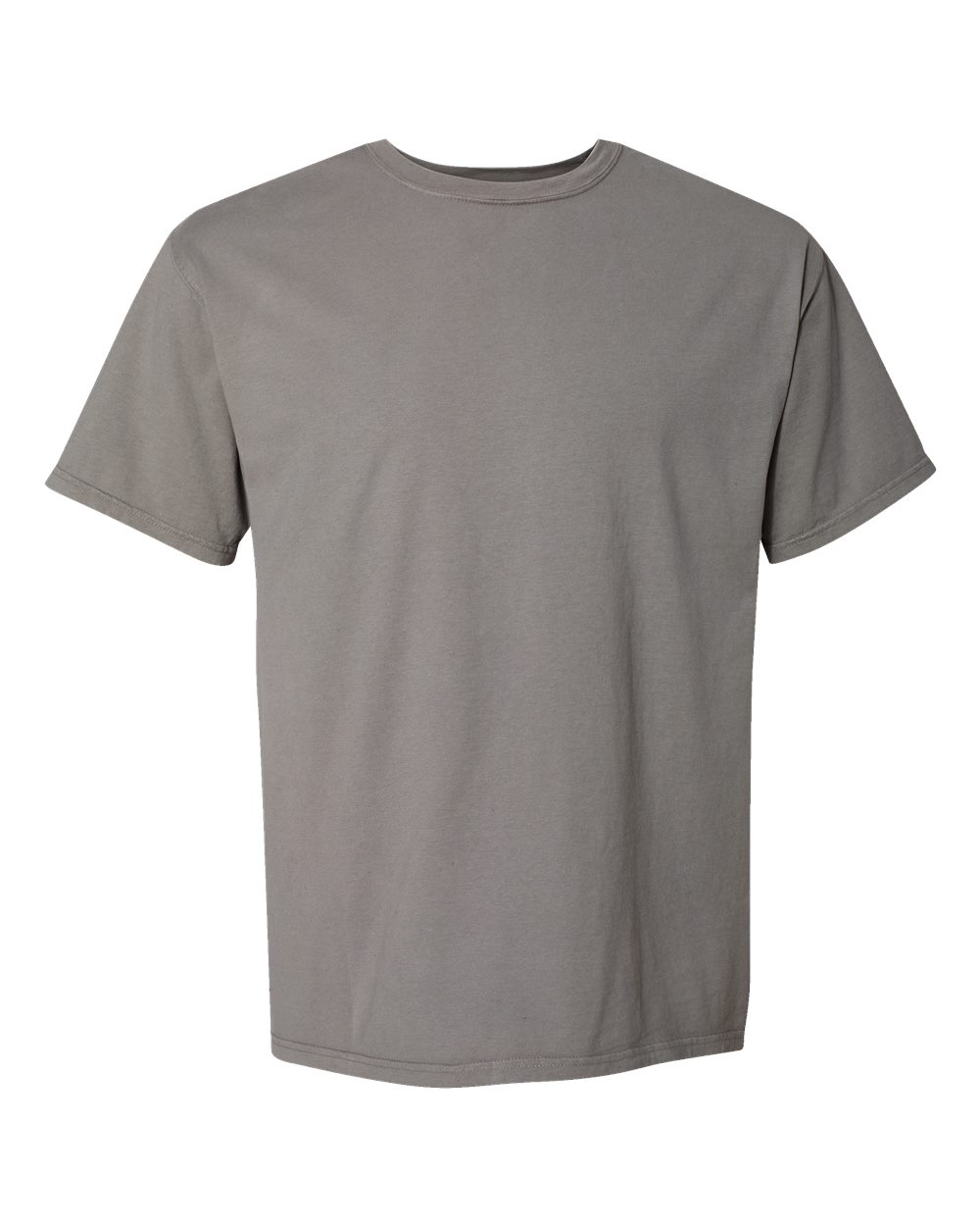 Front View of Concrete Grey Garment-Dyed T-Shirt - GDH100