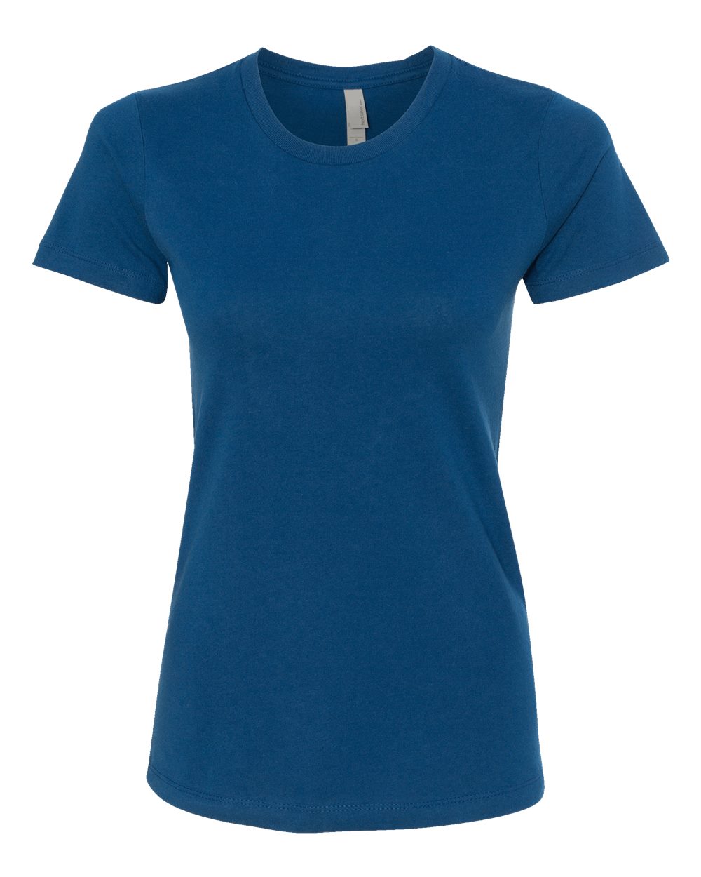 Front View of Cool Blue Women’s Cotton T-Shirt - 3900
