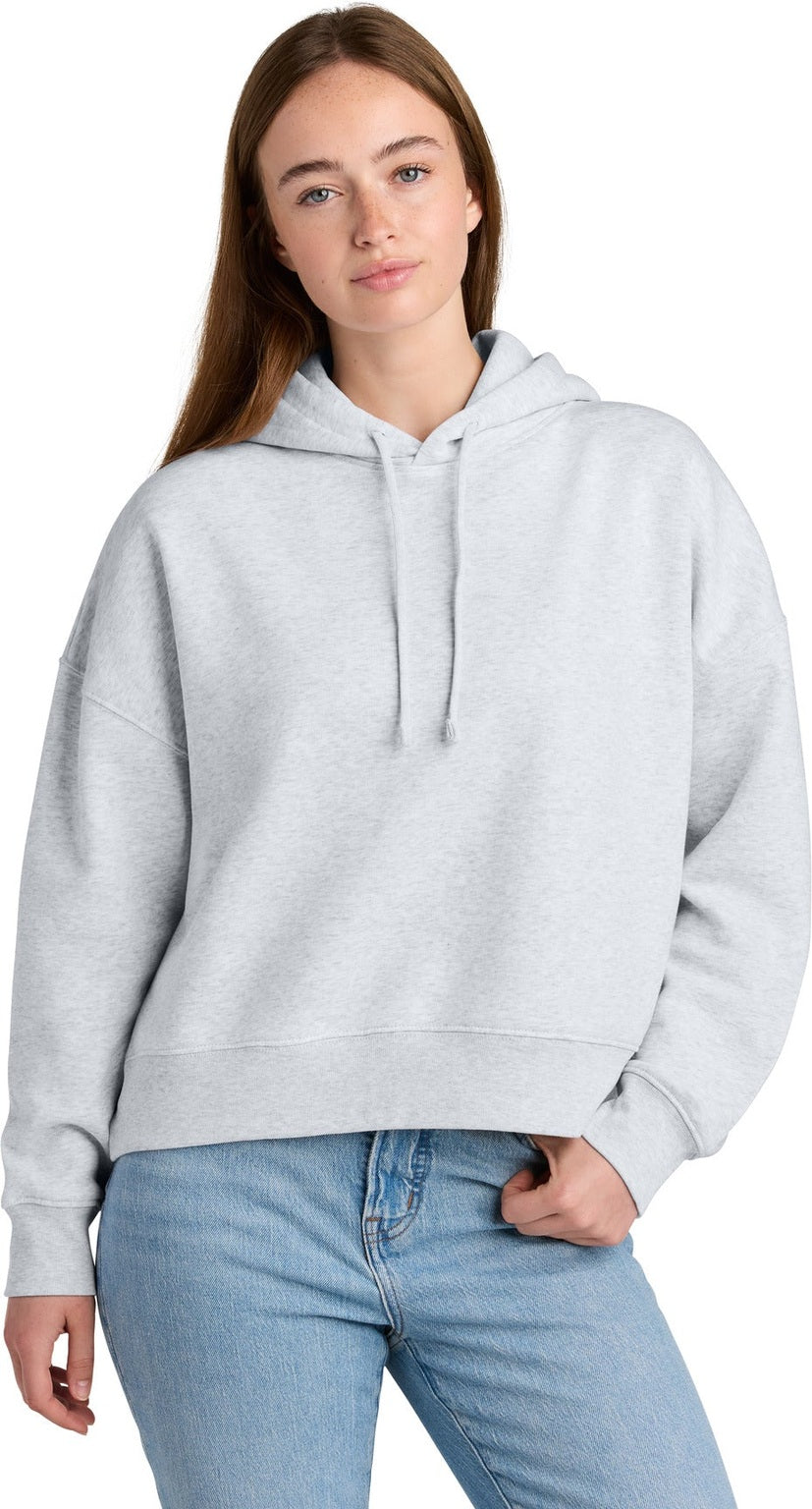 Front View of CoolHtrGry Stanley/Stella Women's Stella Nora Hooded Sweatshirt SXW035