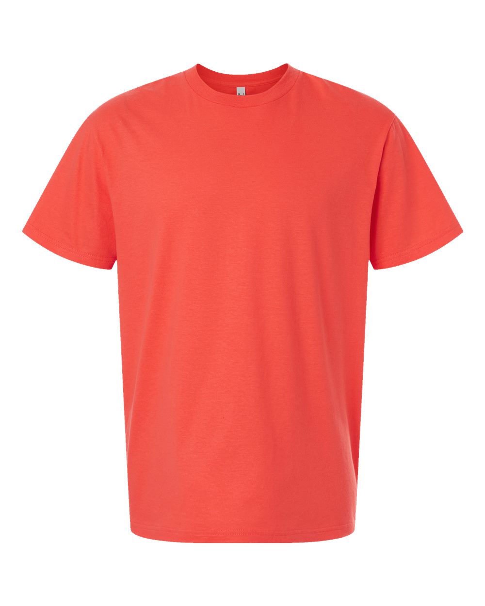 Front View of Coral Fine Jersey Tee - 2001
