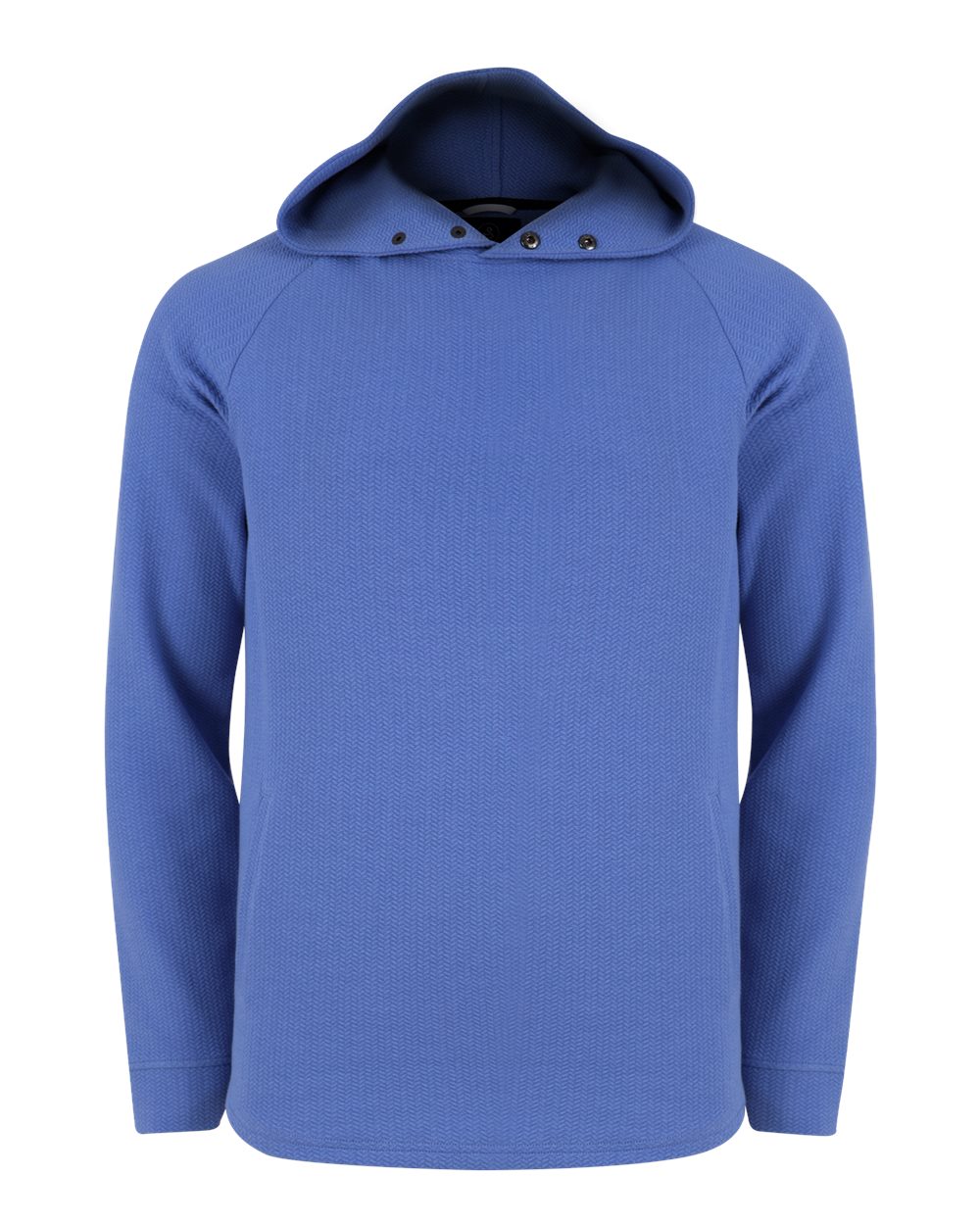 Front View of Cornflower Men's Luke Hoodie - SWLH600 plain