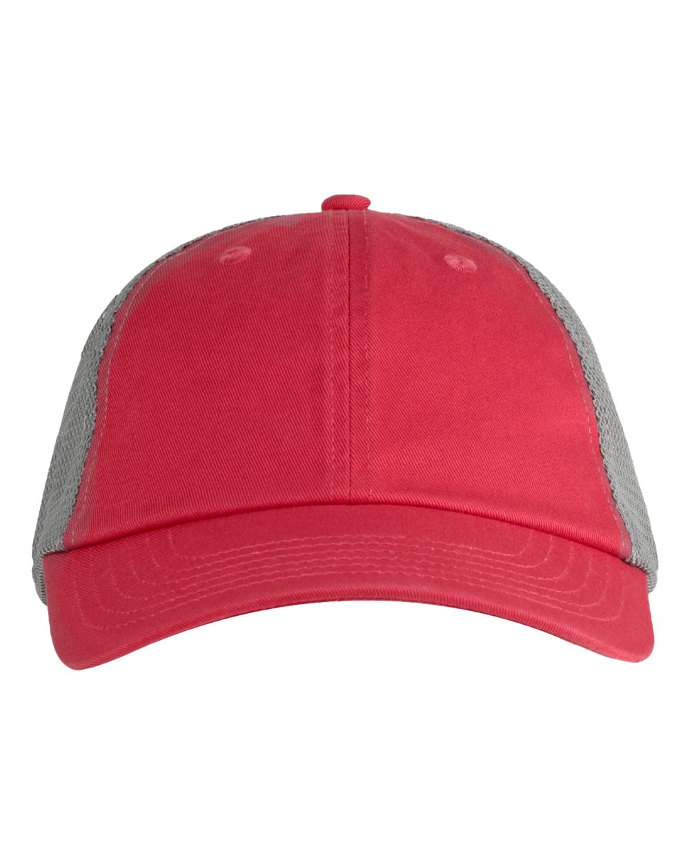 Front View of Cosmo/ Grey Washed Trucker Cap - BA601