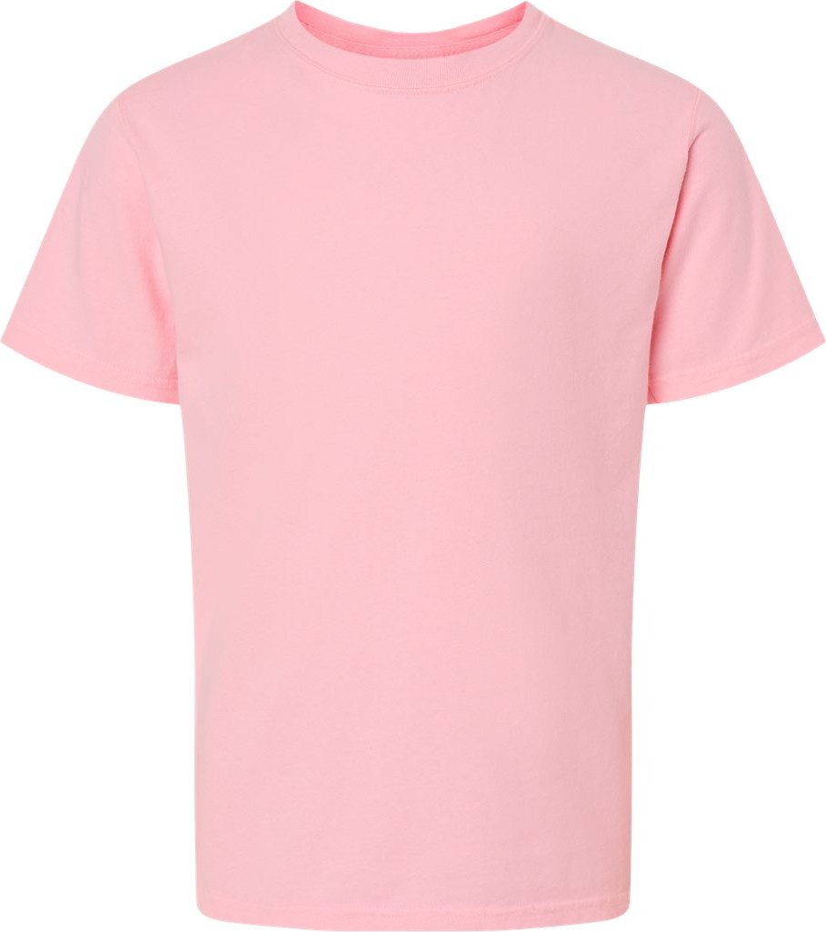 Front View of Cotton Candy Garment-Dyed Youth T-Shirt - GDH175