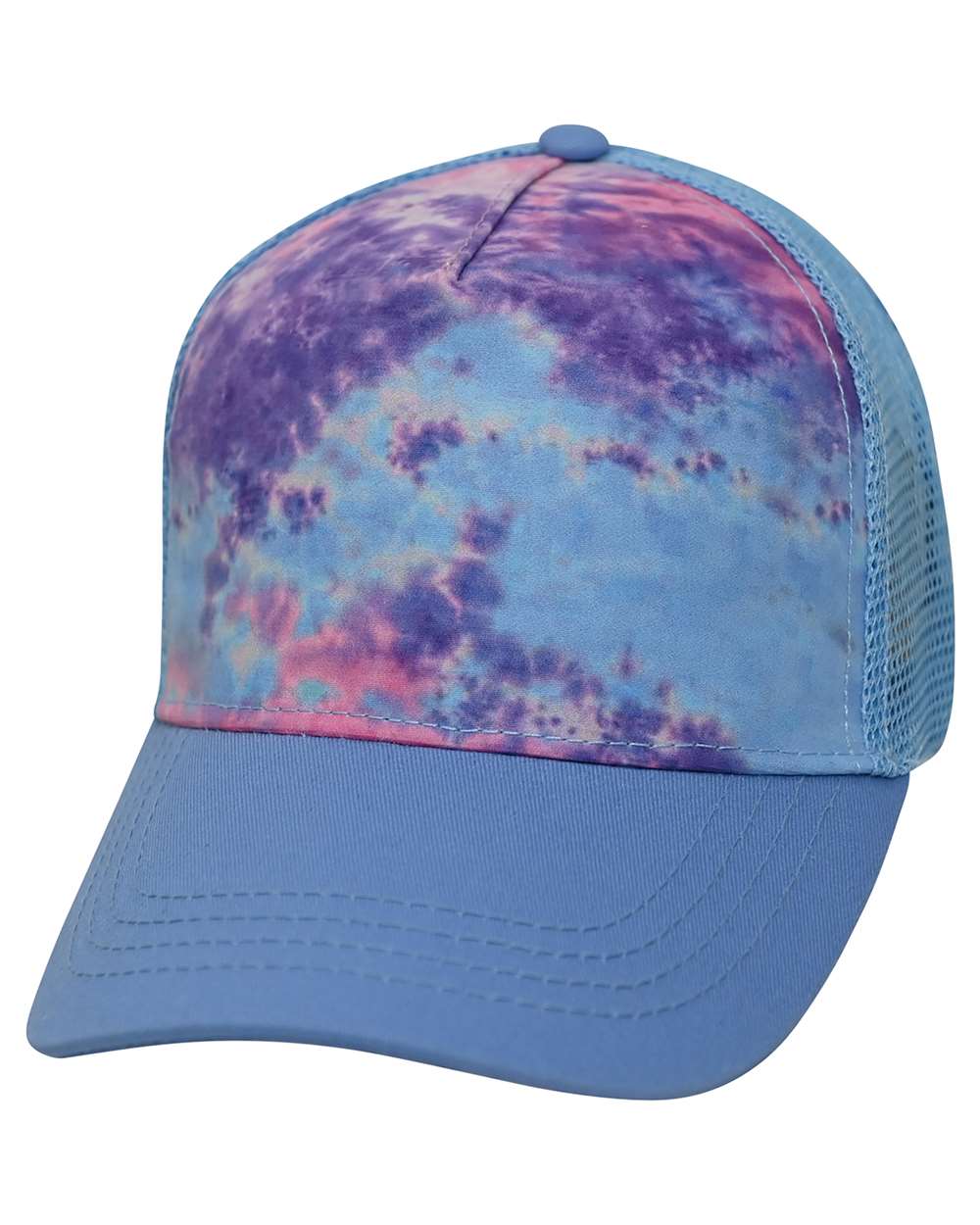 Front View of Cotton Candy Trucker Cap - CD9200