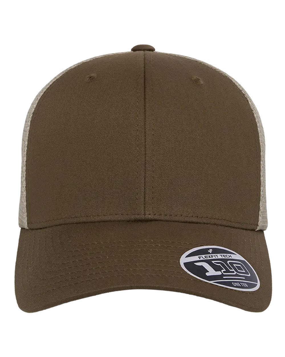 Front View of Coyote Brown/ Khaki 110® Mesh-Back Cap - 110M