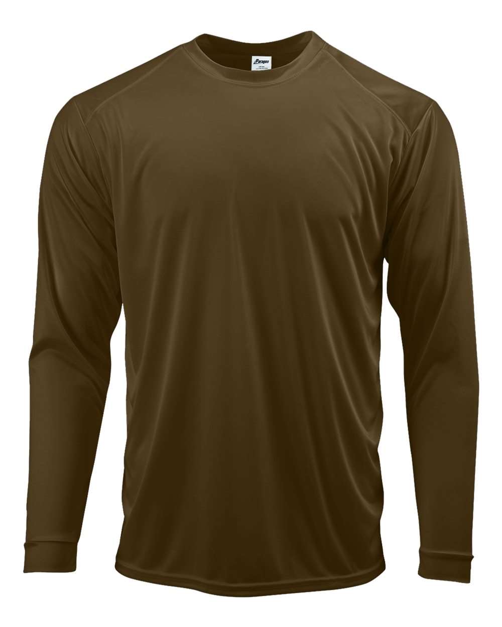 Coyote Brown Long Islander Performance Long Sleeve T-Shirt - 210