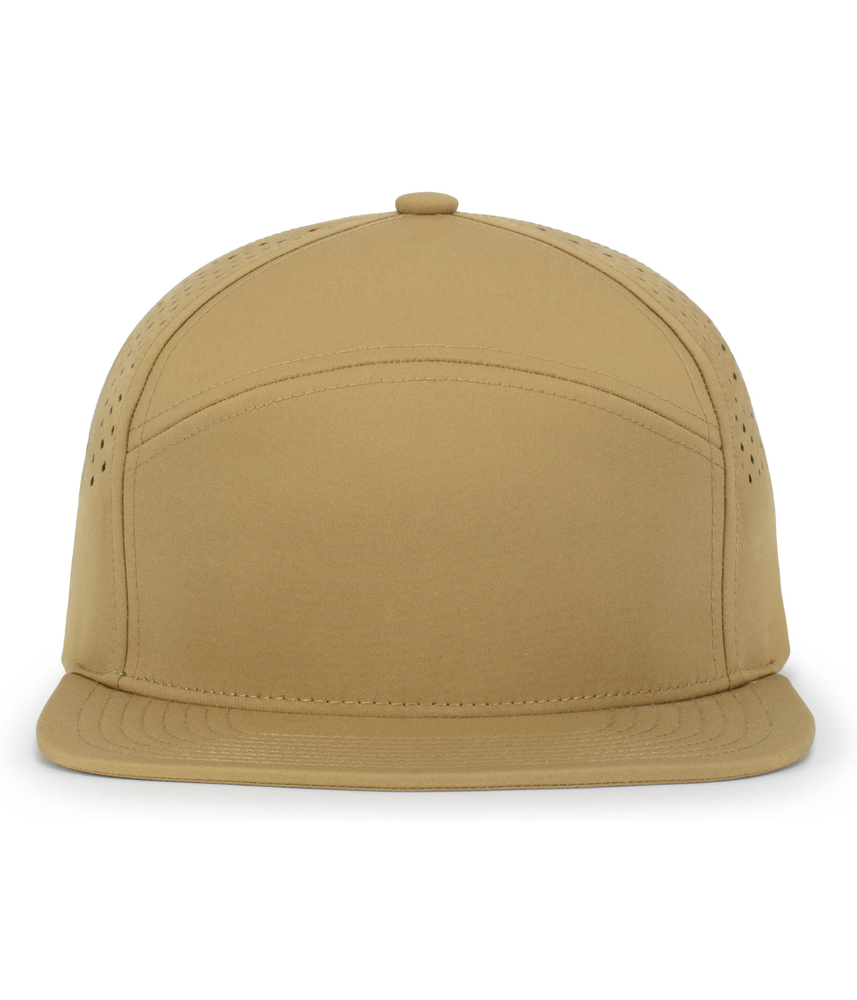 Front View of COYOTE BROWN WEEKENDER PERF 6PANEL ARCH CAP