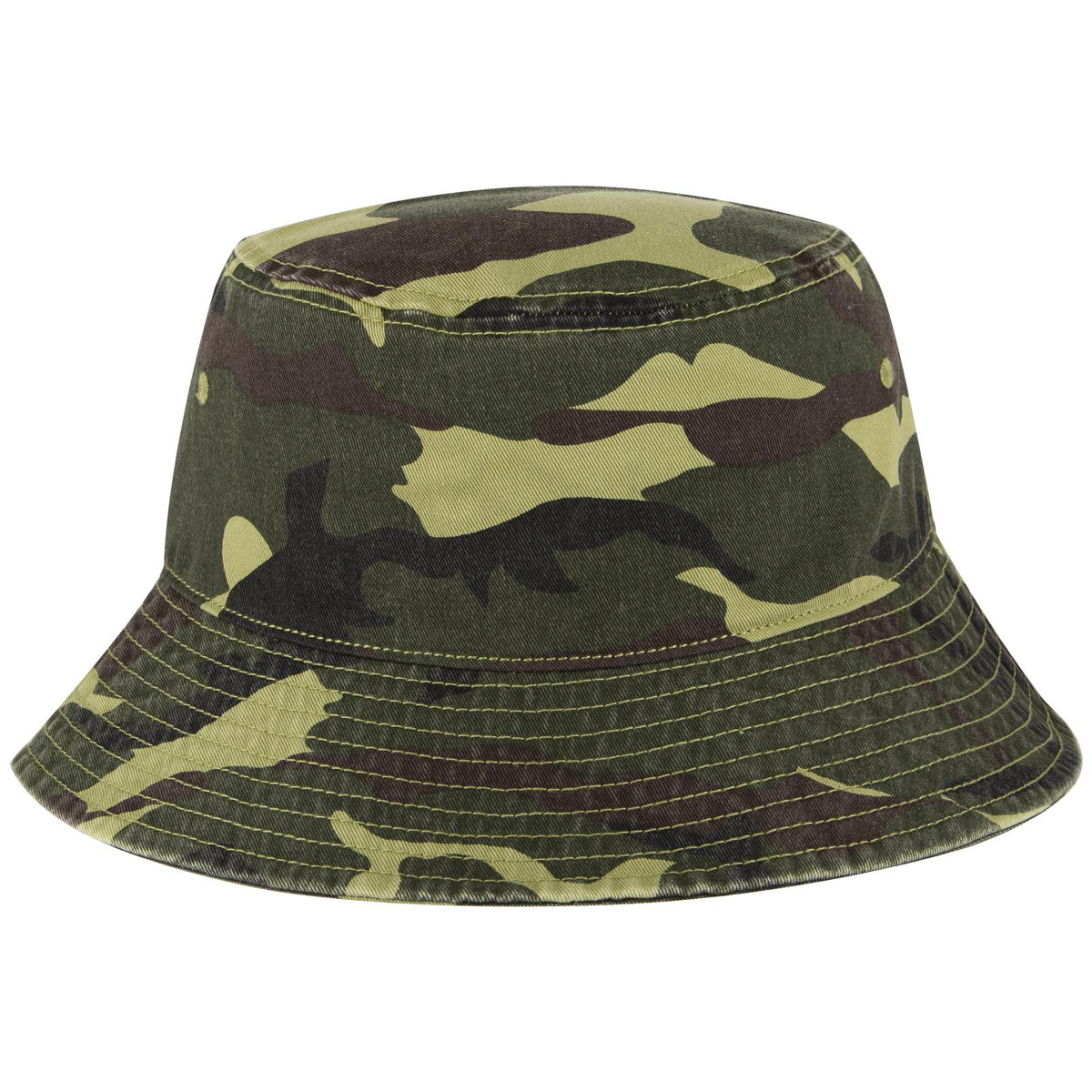 Front View of CP001 - Camo 001 OTTO CAP Bucket Hat
