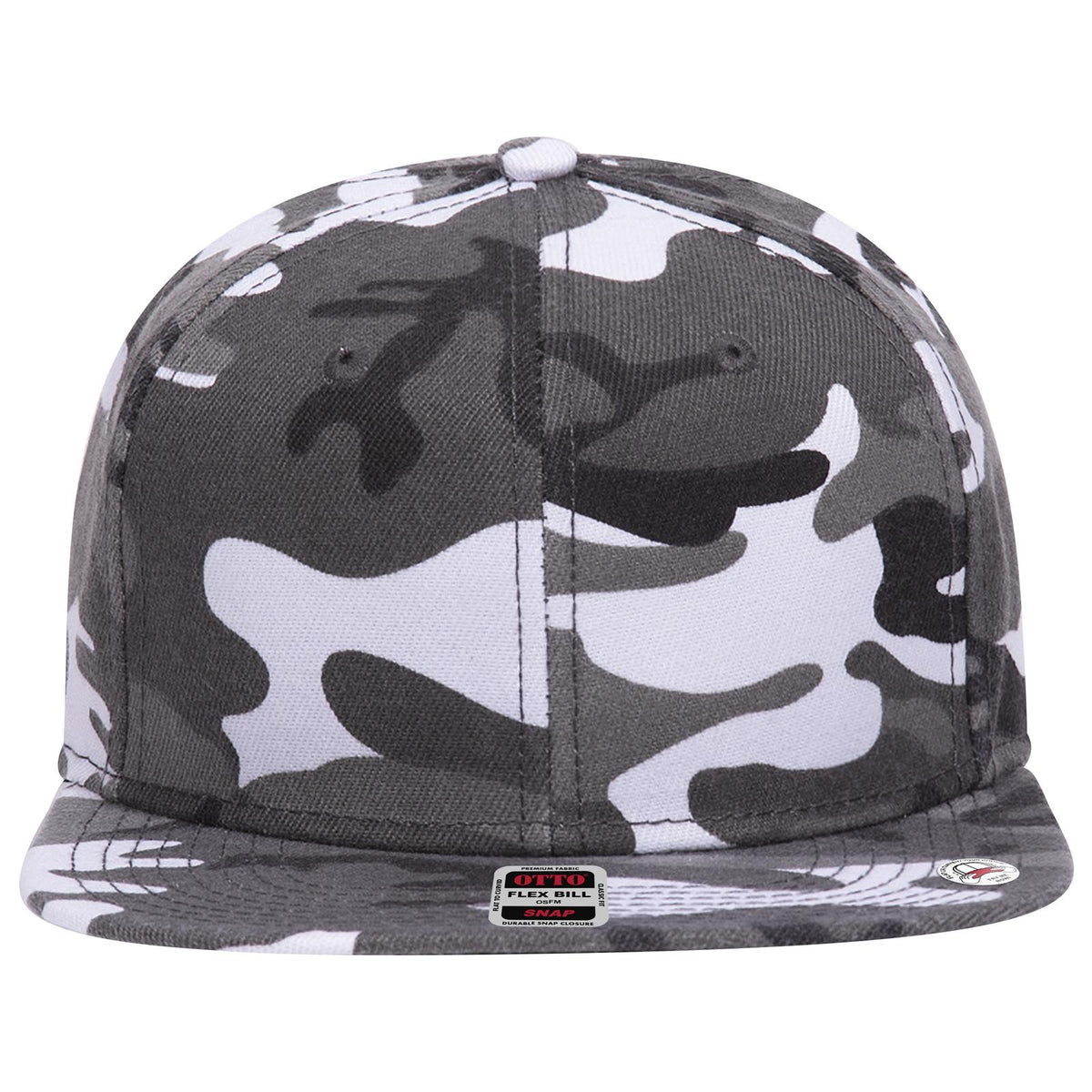 Front View of CP025 - Camo 025 OTTO CAP "OTTO SNAP" 6 Panel Pro Style Snapback Hat