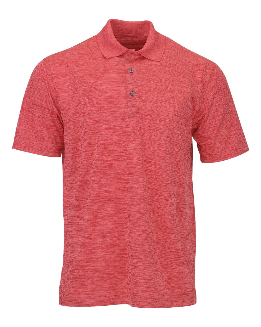 Crimson Heather Dakota Striated Heather Polo - 130