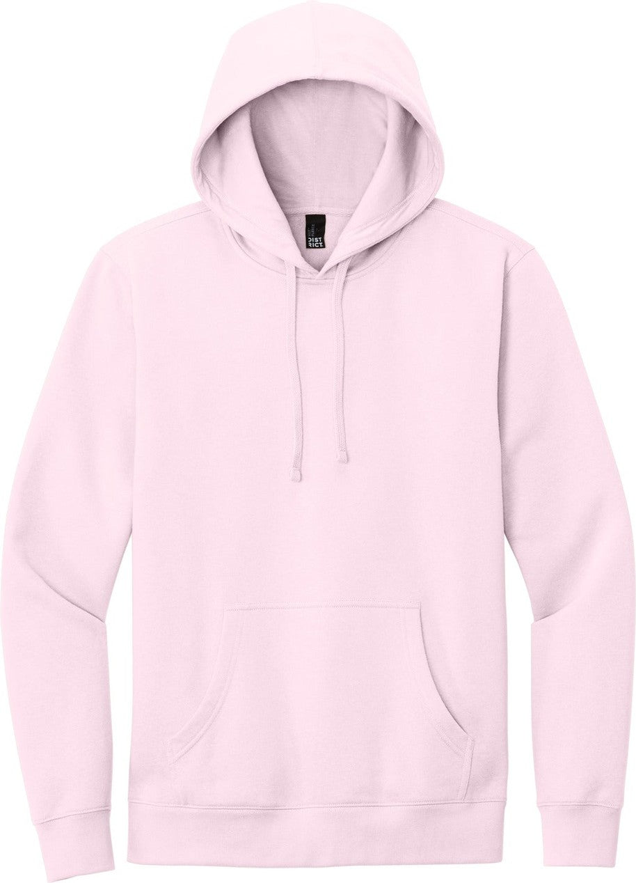 Front View of CrnationPk District V.I.T. Fleece Hoodie DT6100