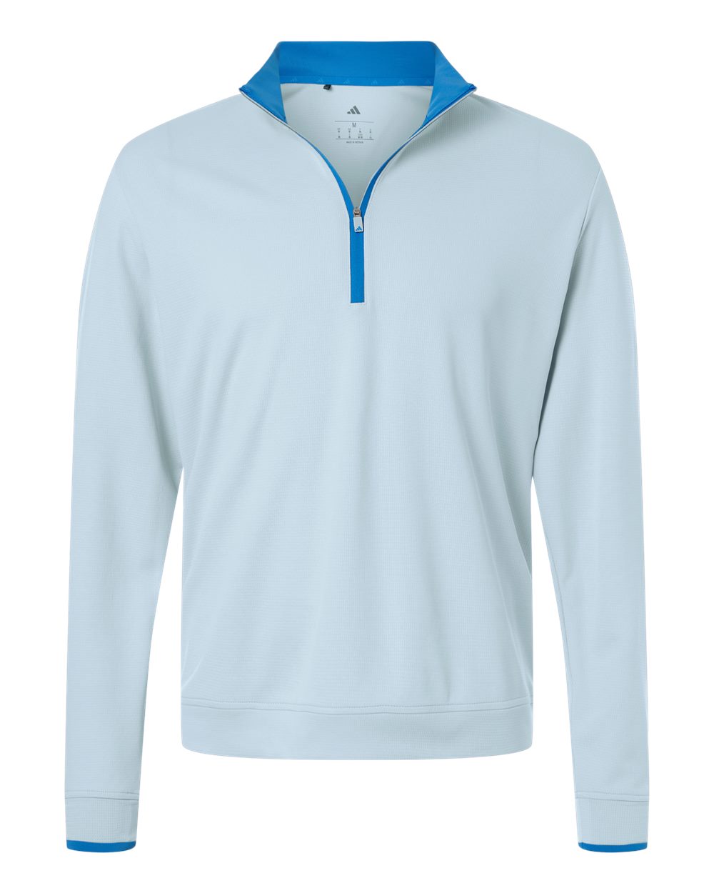 Front View of Crystal Sky Lightweight Quarter-Zip Pullover - A2002 plain