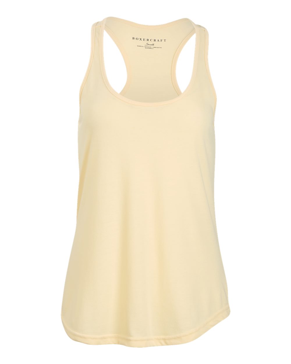 Front View of Daffodil Women's Essential Racerback Tank Top - BW2502