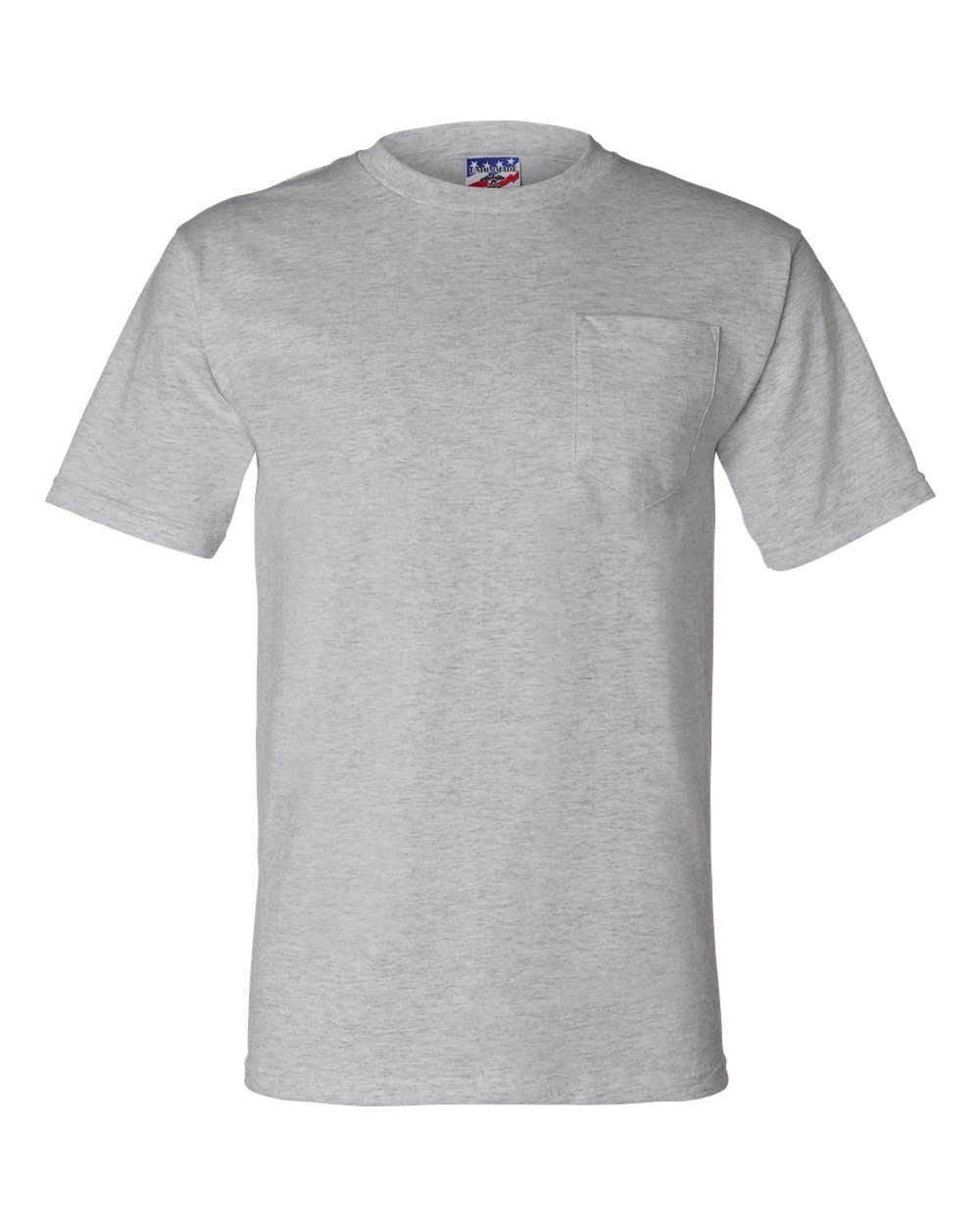Dark Ash Union-Made Pocket T-Shirt - 3015