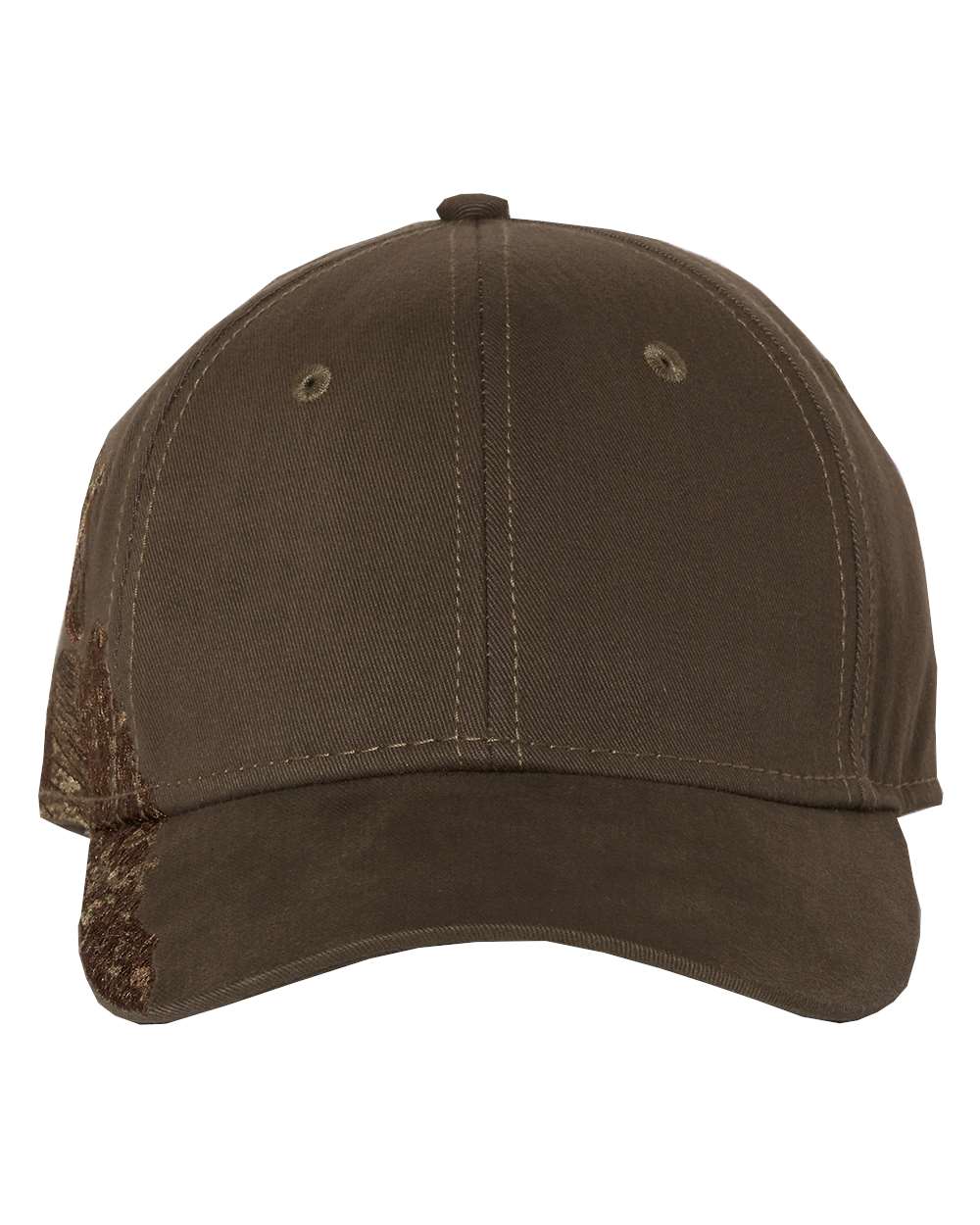 Front View of Dark Brown Excavating Cap - 3325