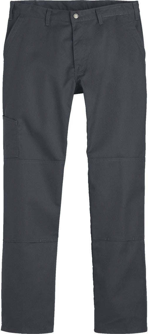 Front View of Dark Charcoal - 37 Unhemmed Multi-Pocket Performance Shop Pants - Odd Sizes - LP65ODD