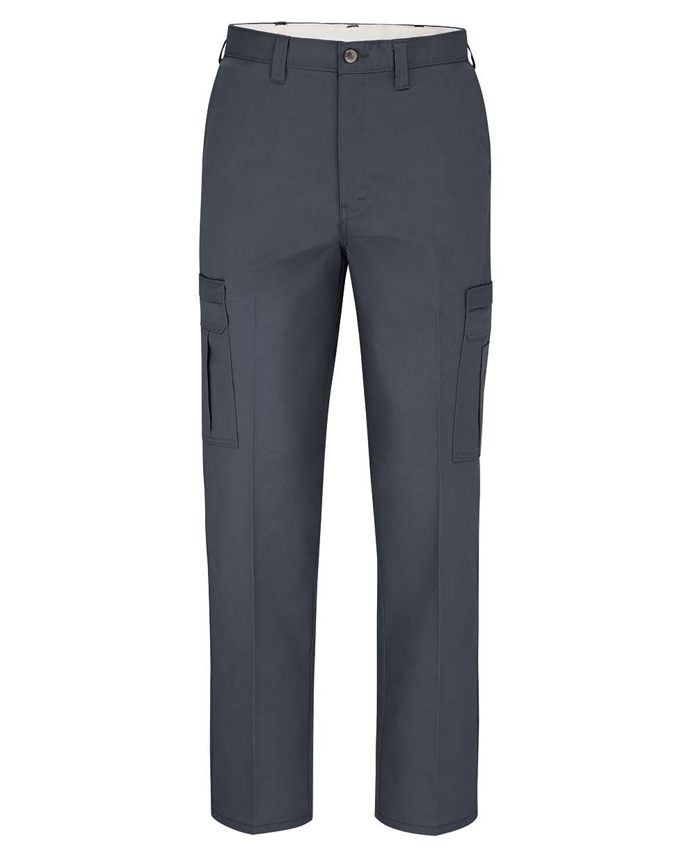 Front View of Dark Charcoal - 39 Unhemmed Premium Industrial Cargo Pants - Odd Sizes - LP72ODD