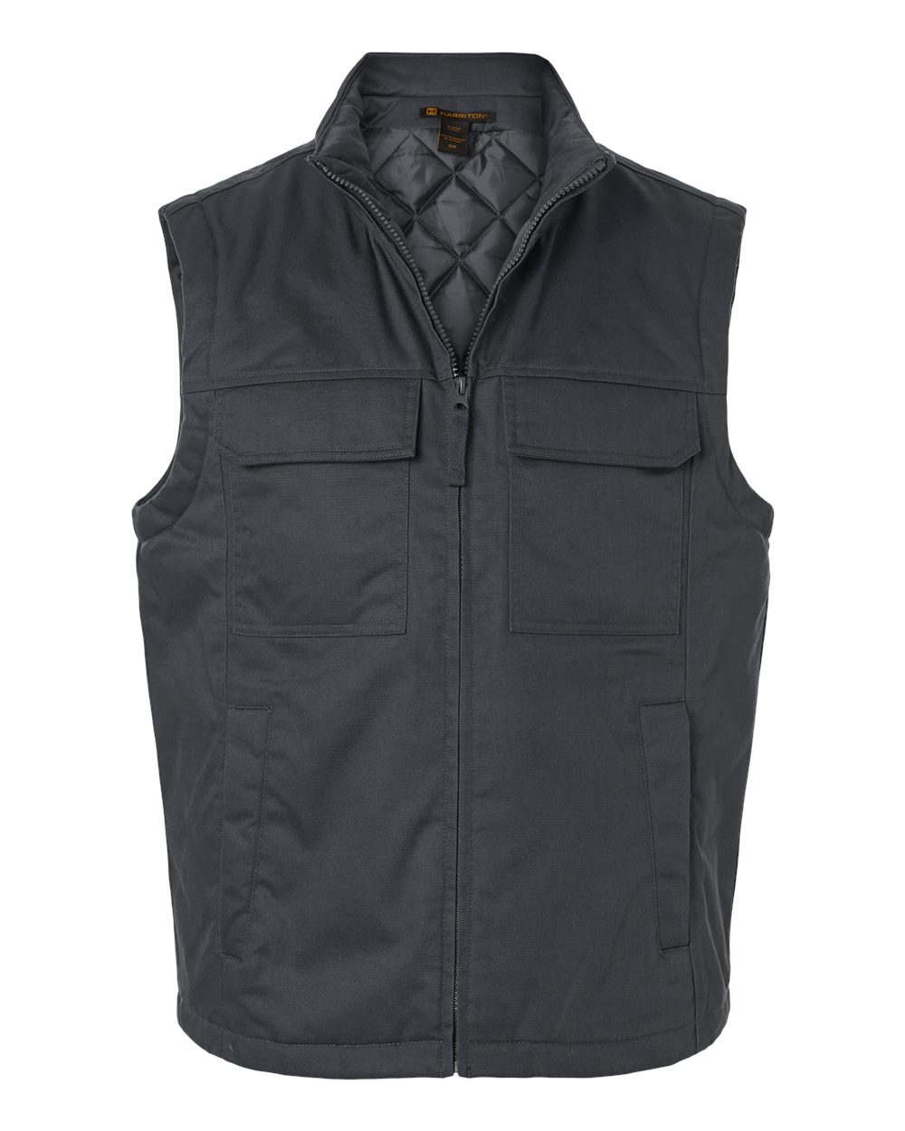 Front View of Dark Charcoal ClimaBloc® Station Vest - M723