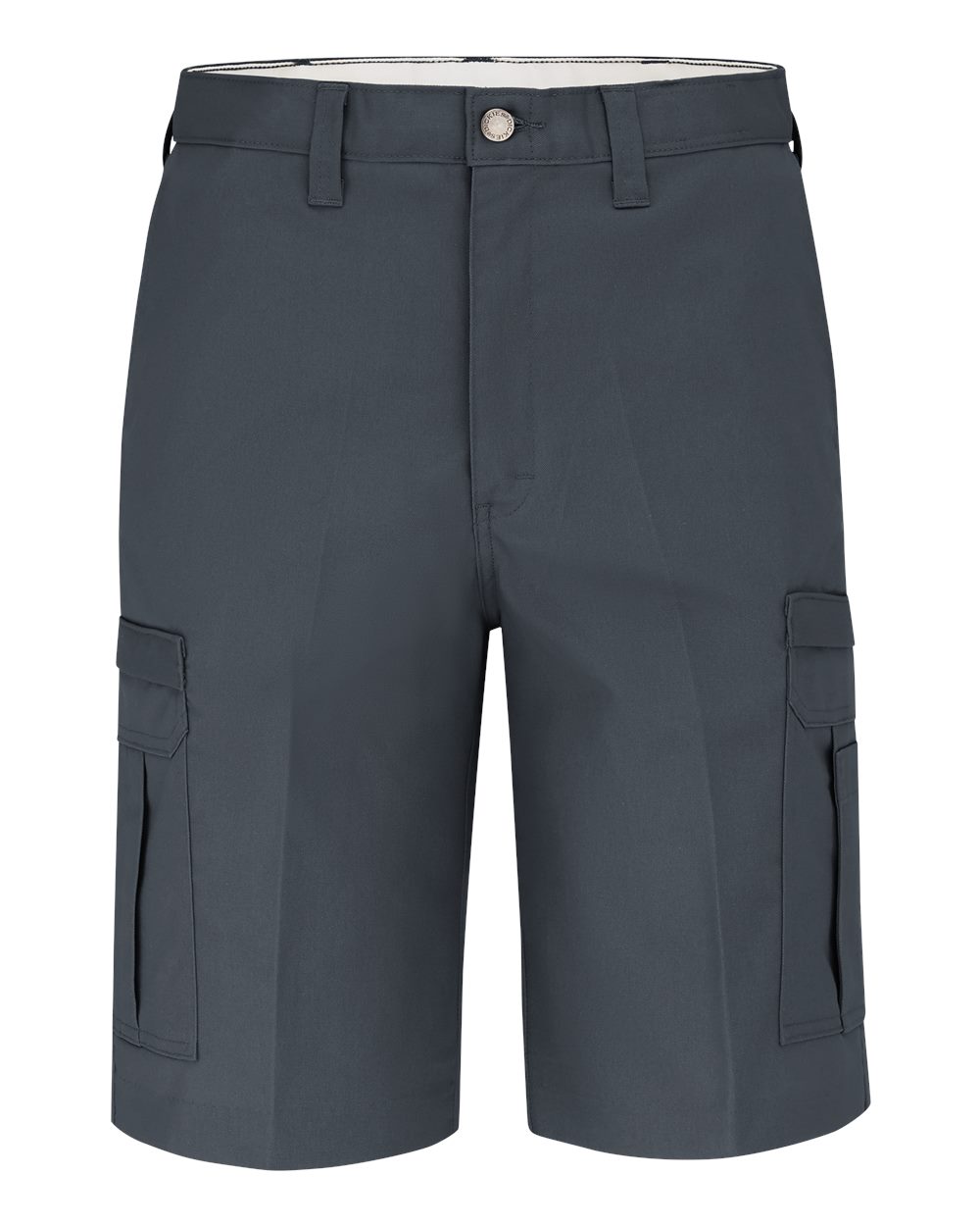 Front View of Dark Charcoal Premium 11" Industrial Cargo Shorts - LR42