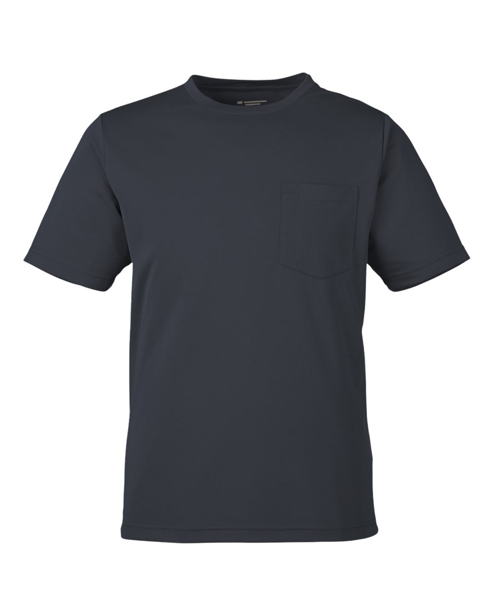 Front View of Dark Charcoal Unisex Charge Snag and Soil Protect T-Shirt - M118