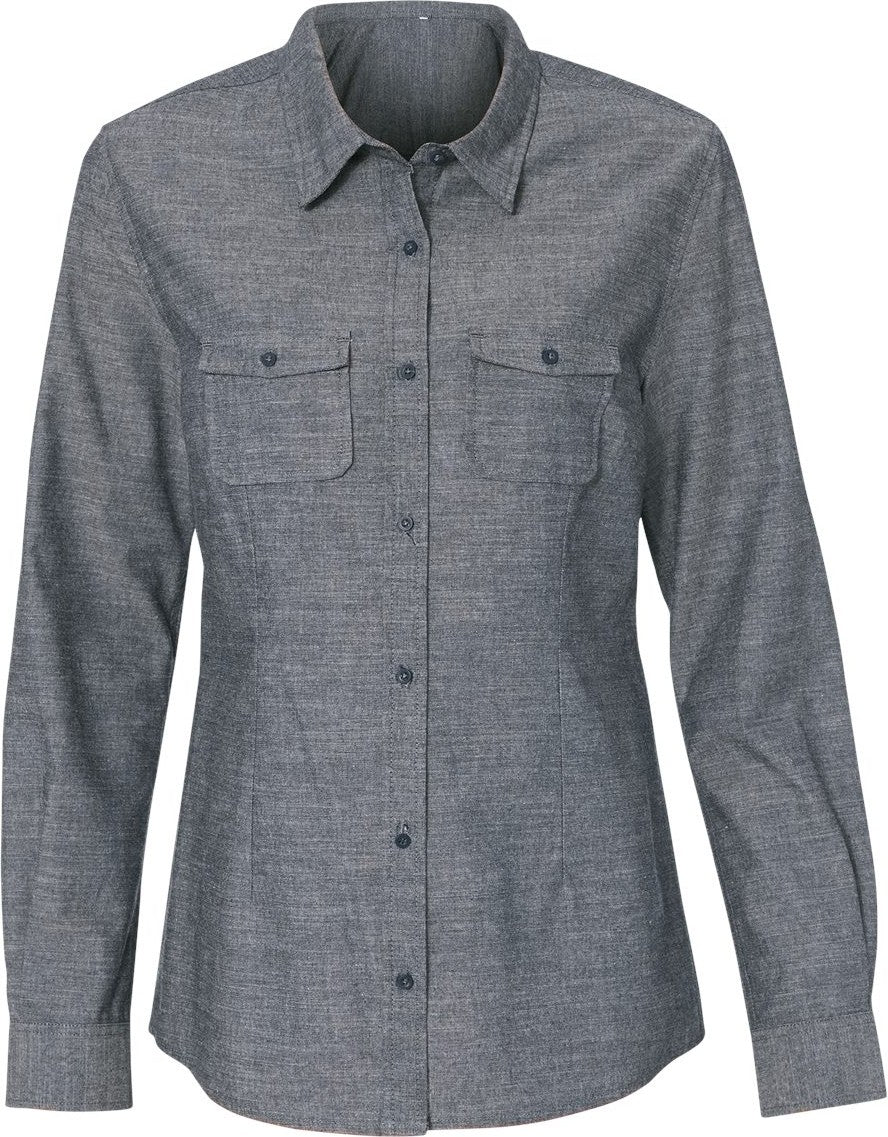 Dark Denim Women's Chambray Shirt - 5255