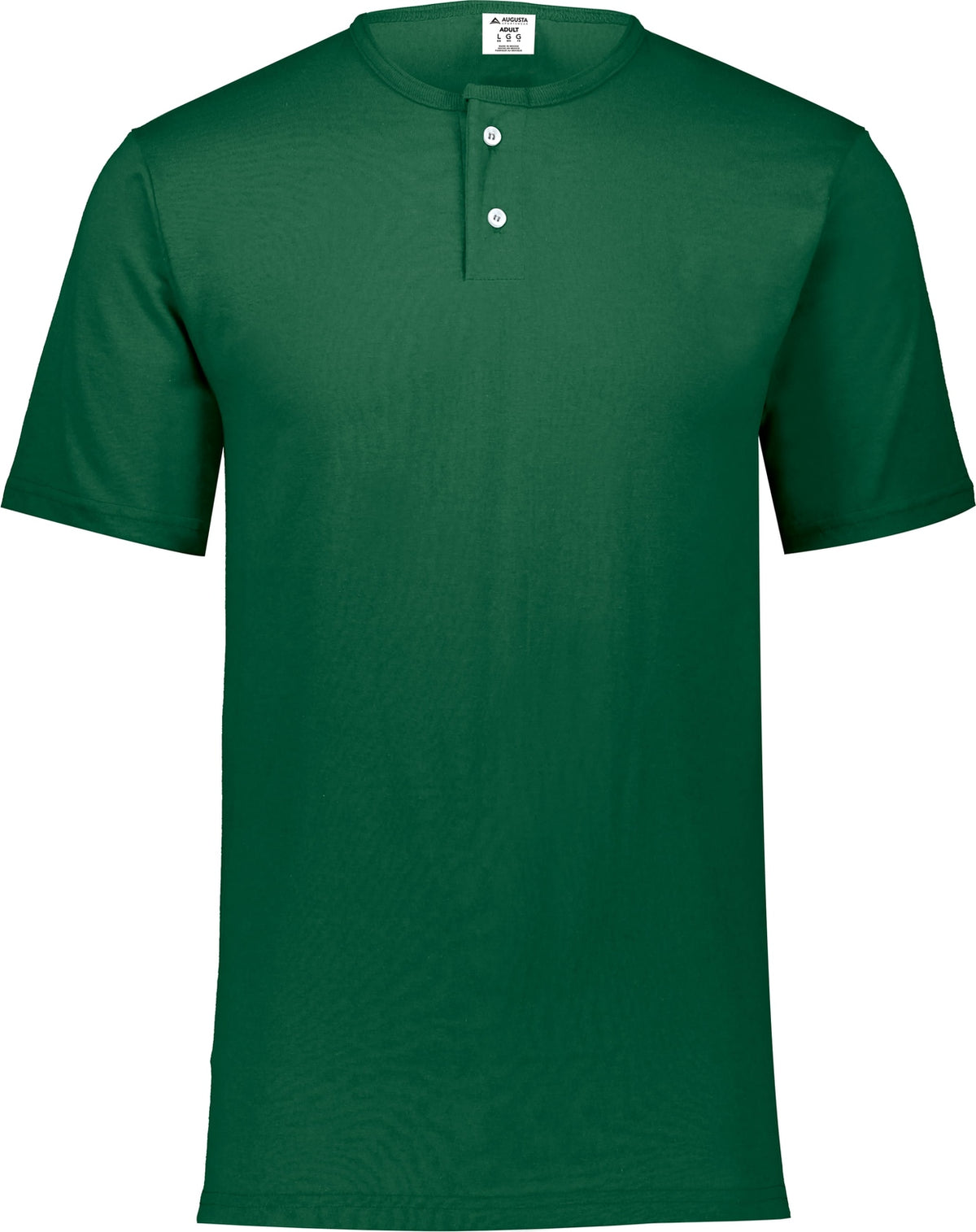Front View of DARK GREEN ADULT TWO-BUTTON BASEBALL