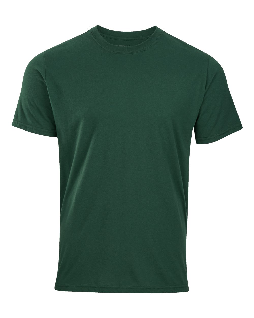 Front View of Dark Green Basic Crew T-Shirt - BM2103