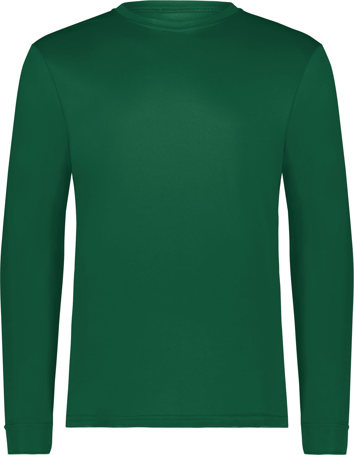 DARK GREEN WICKING LONG SLEEVE T-SHIRT