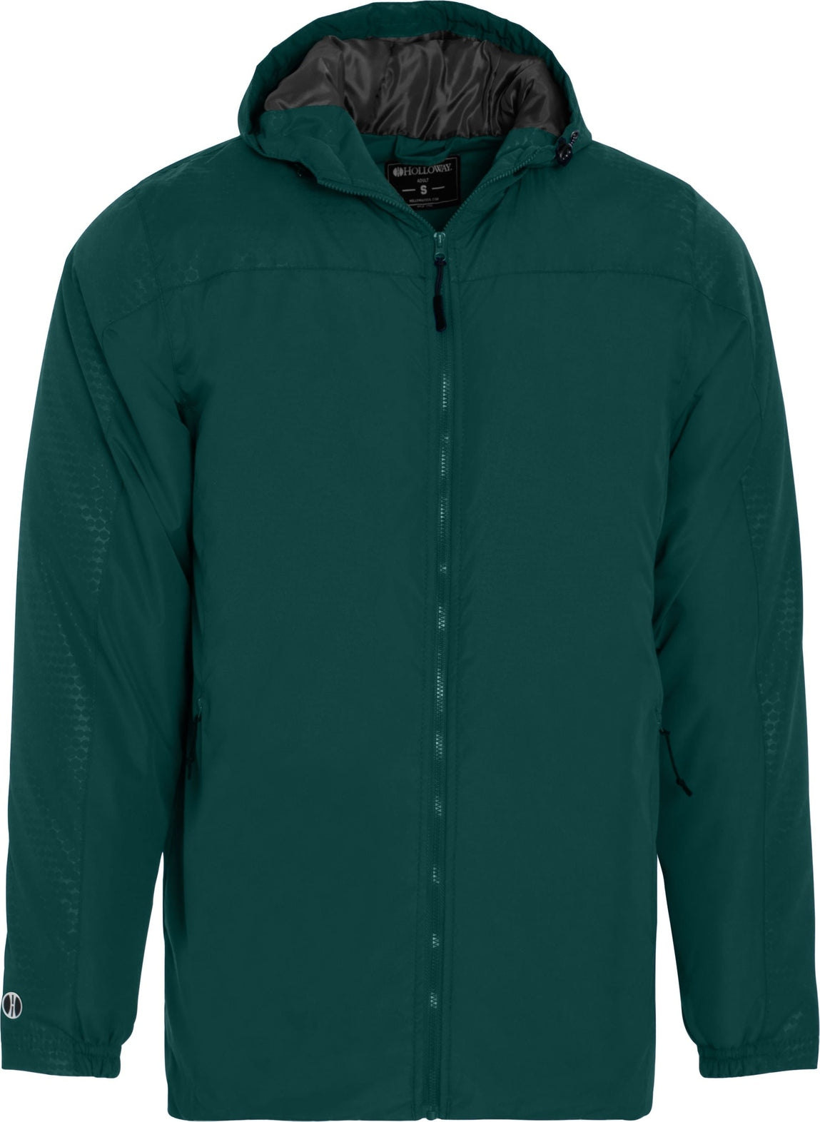 DARK GREEN/CARBON BIONIC HOODED JACKET
