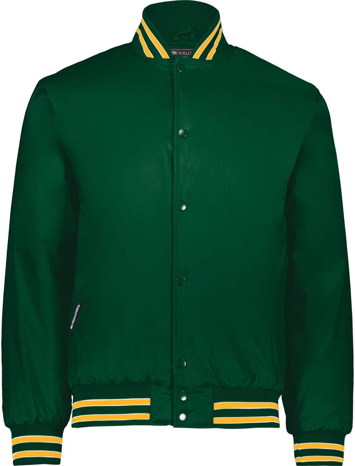 DARK GREEN/LIGHT GOLD/WHITE HERITAGE JACKET