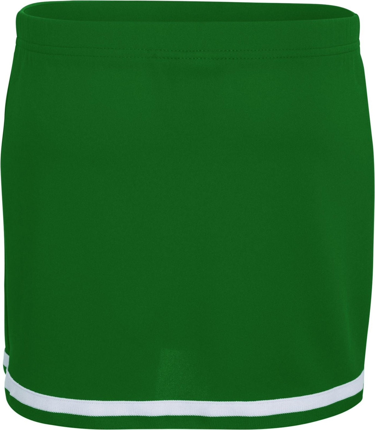 Front View of DARK GREEN/WHITE LADIES ENERGY SKIRT