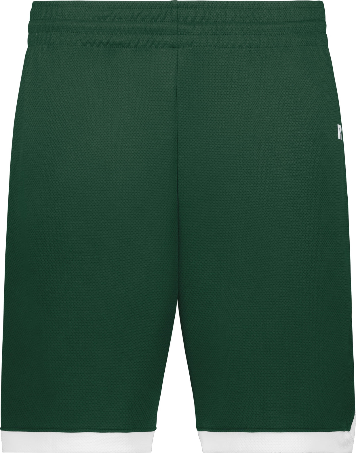 DARK GREEN/WHITE YTH COOLCORE ELITE SHORTS