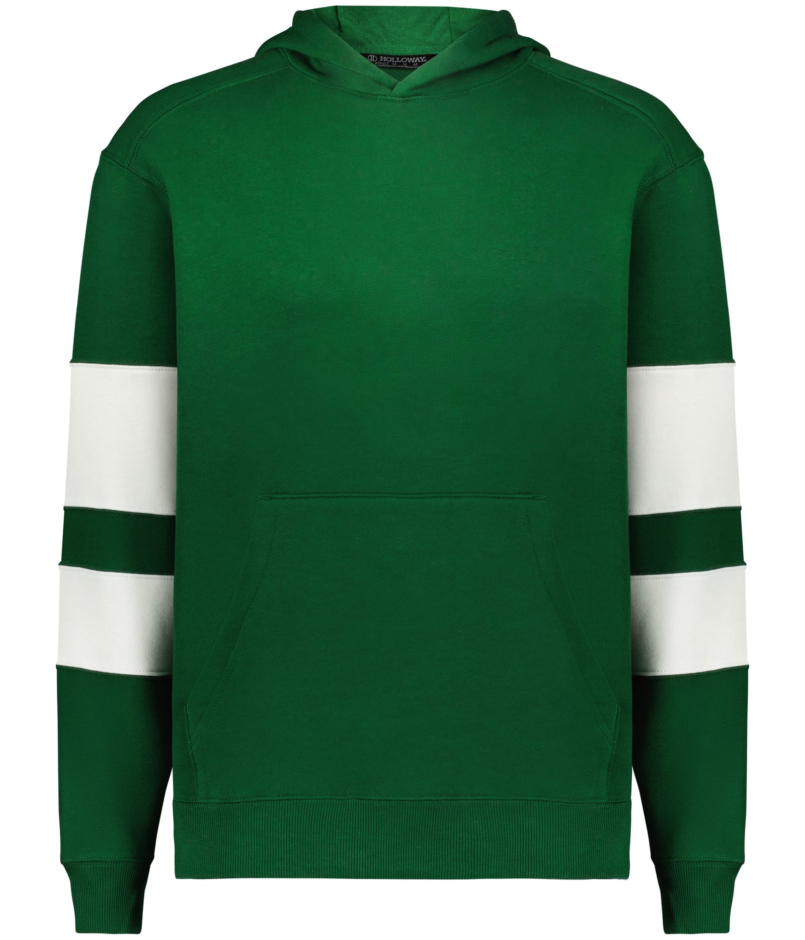 DARK GREEN/WHITE YTH JACKSON WAY HOODIE