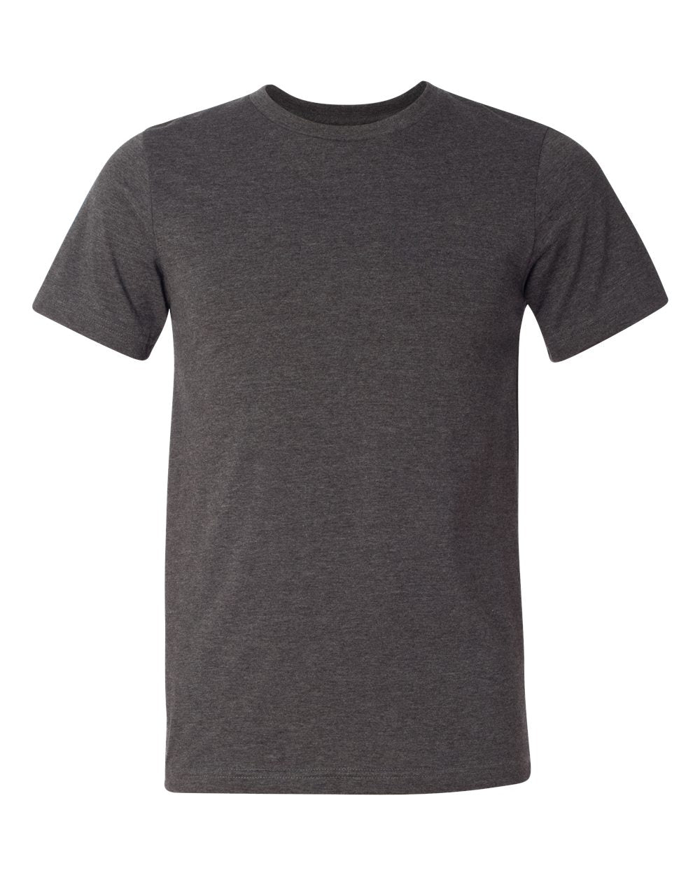 Dark Grey Heather USA-Made Jersey Tee - 3001U