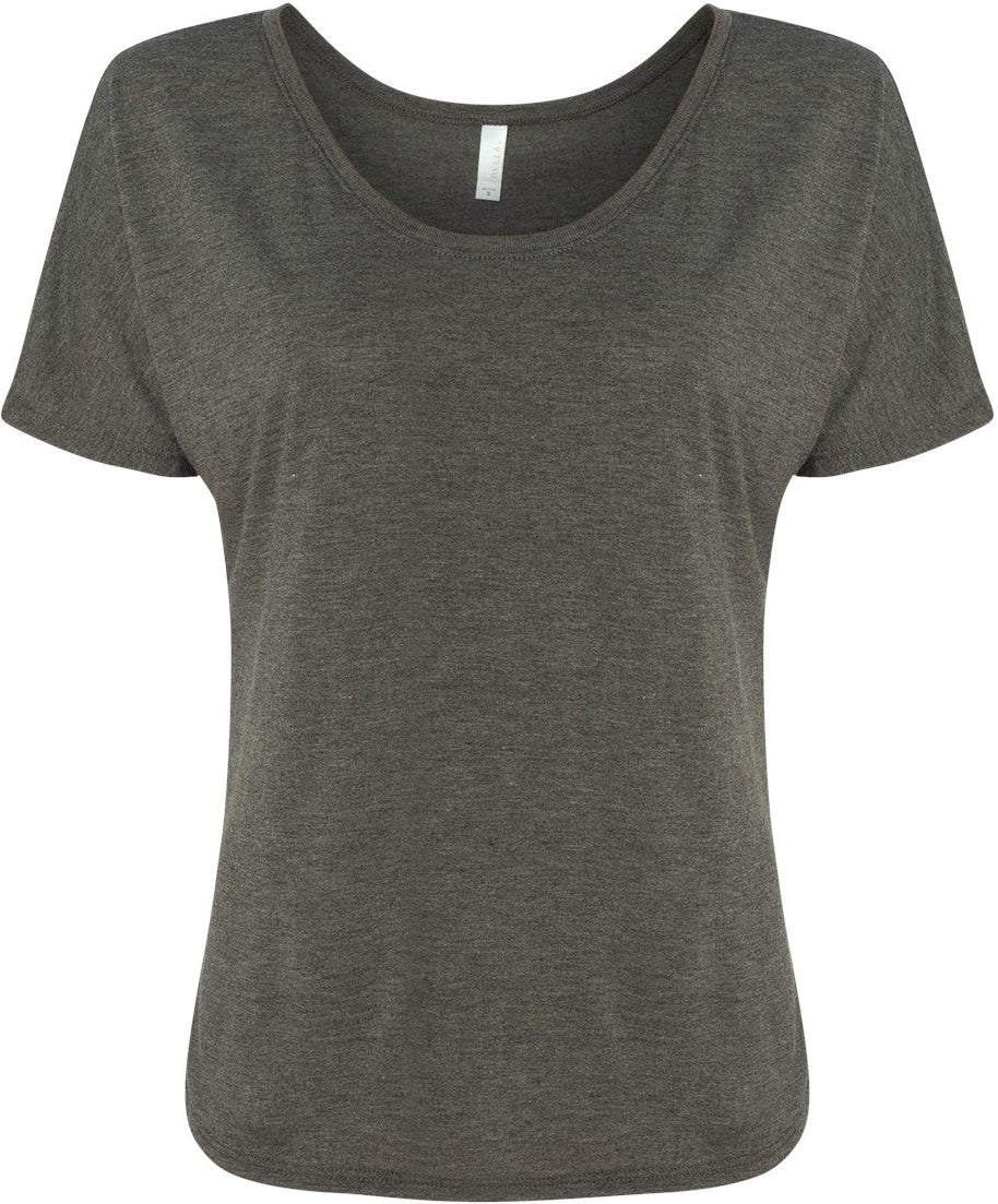 Dark Grey Heather Women’s Slouchy Tee - 8816
