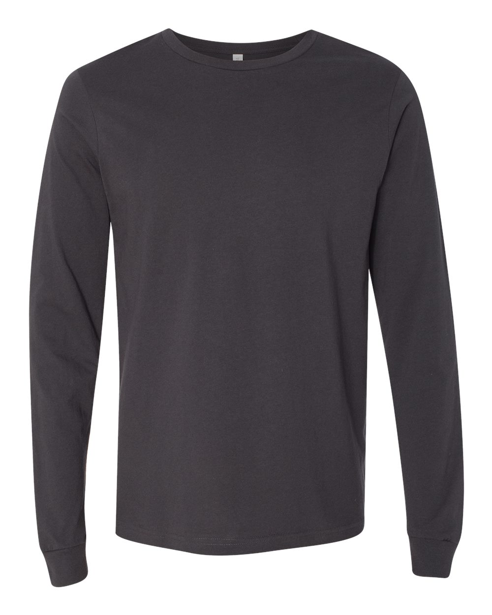 Dark Grey Jersey Long Sleeve Tee - 3501