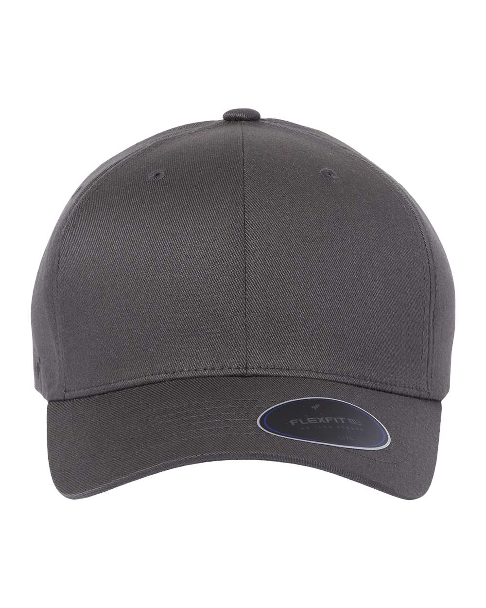 Front View of Dark Grey NU® Cap - 6100NU