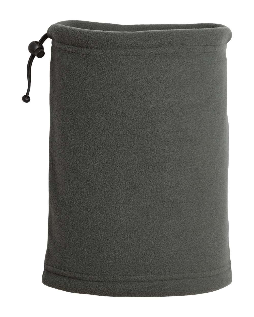 Front View of Dark Grey Sustainable Neck Warmer - HOTTY