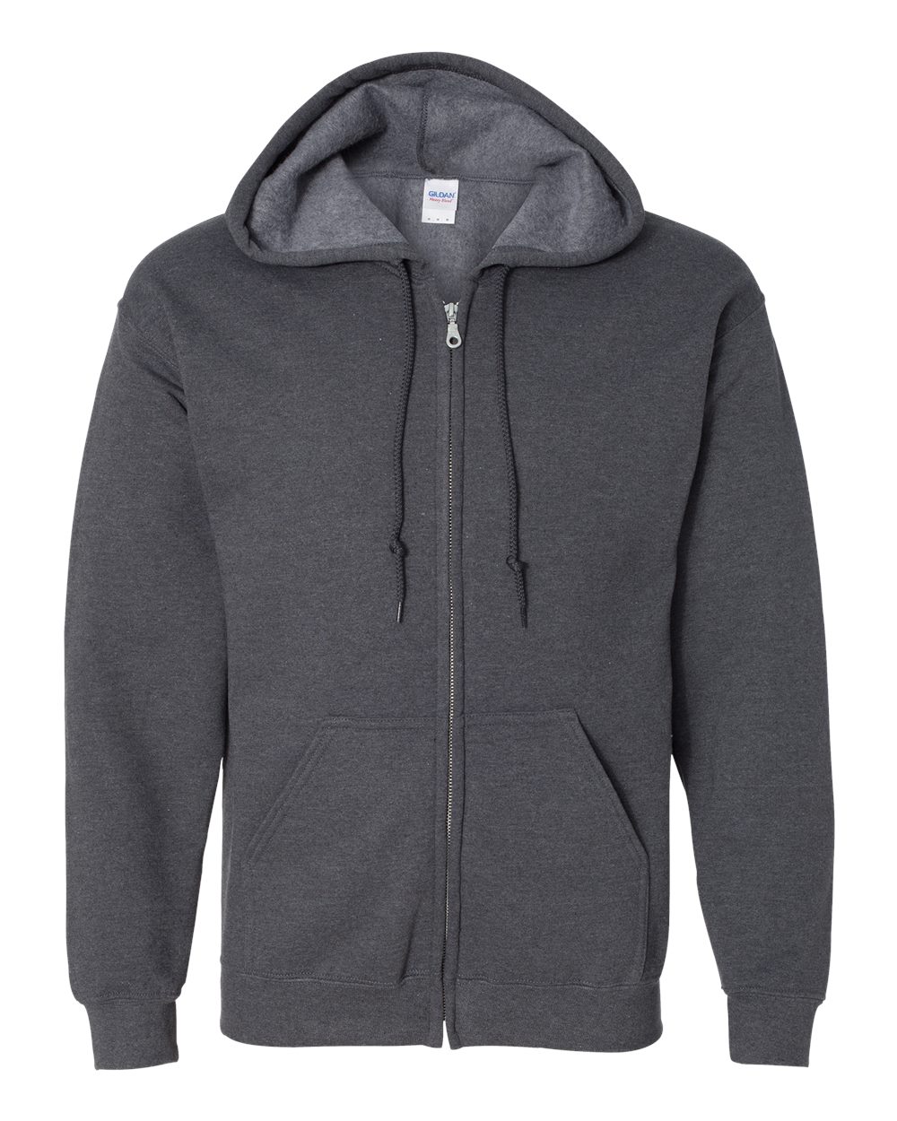 Dark Heather Heavy Blend™ Full-Zip Hooded Sweatshirt - 18600