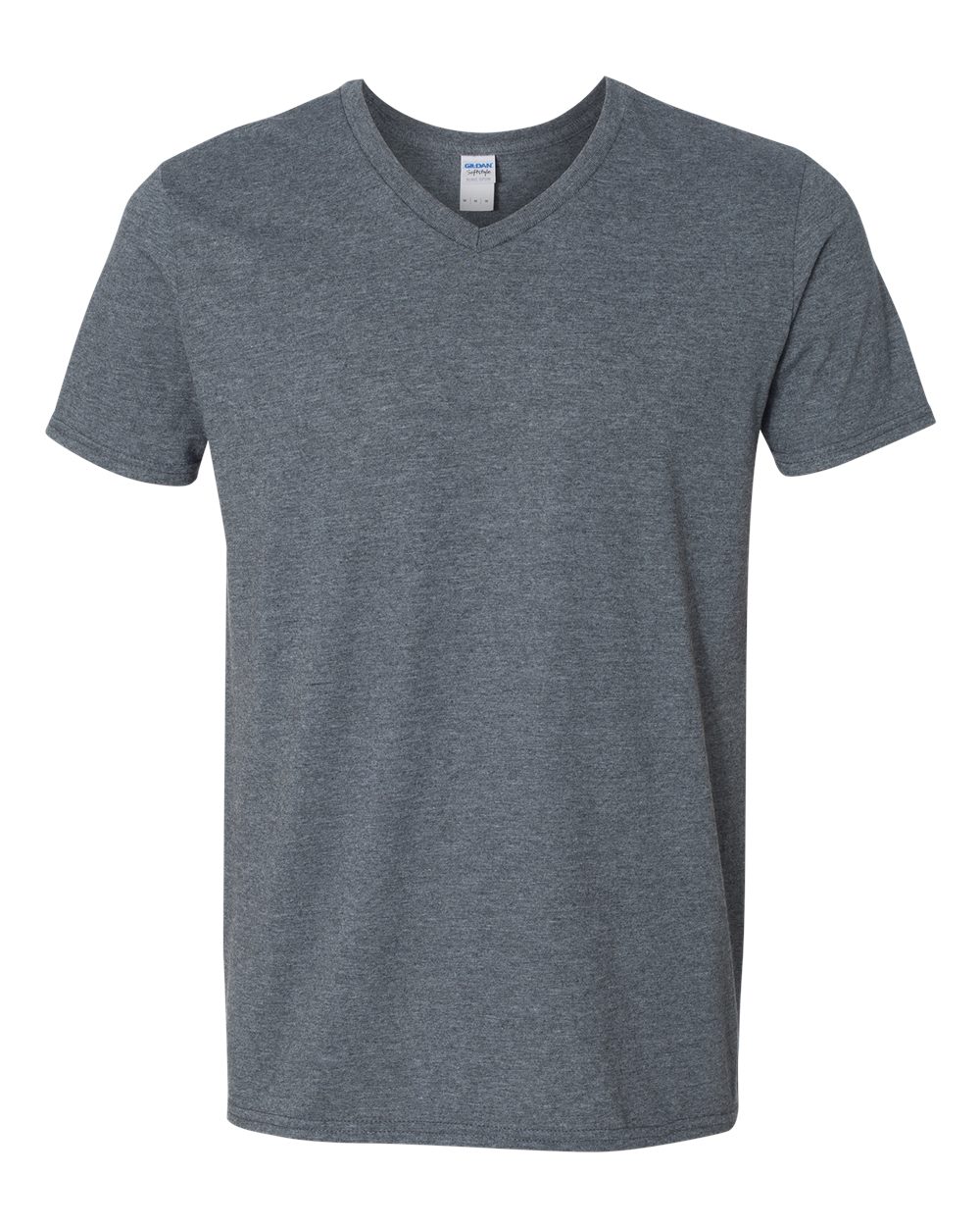 Dark Heather Softstyle® V-Neck T-Shirt - 64V00