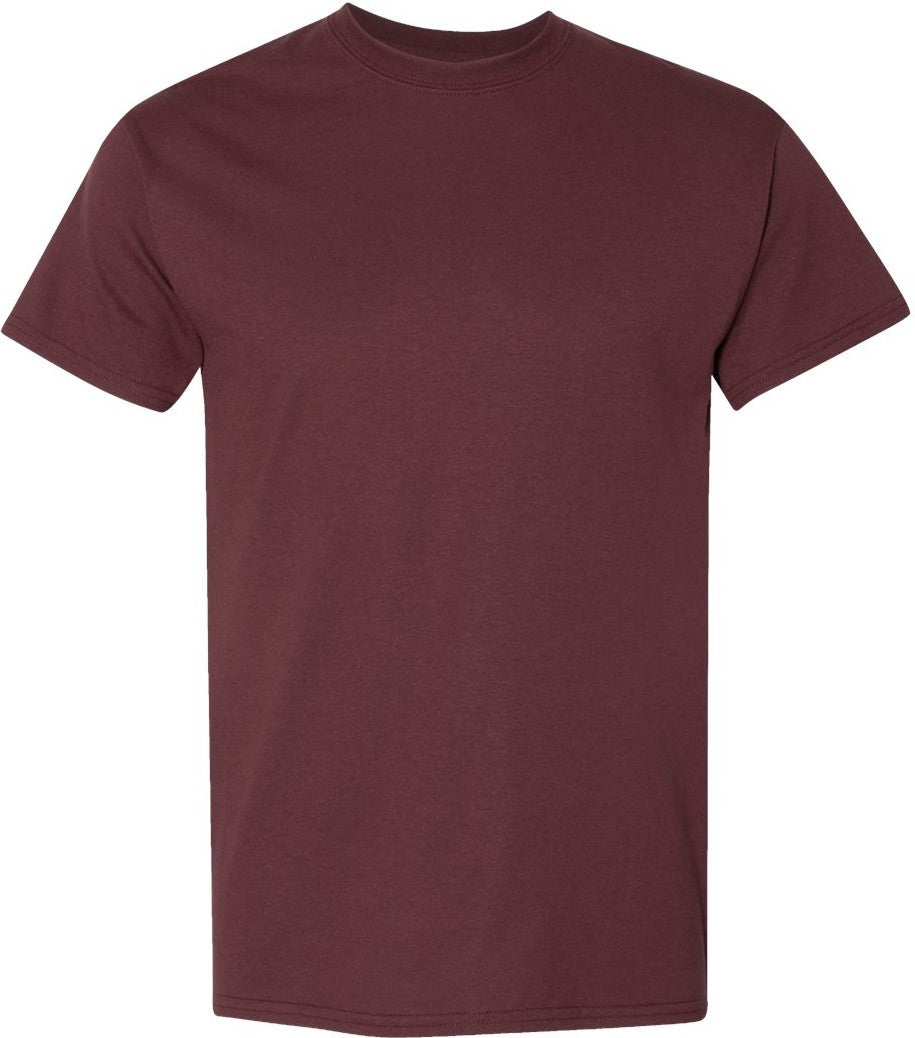 Front View of Dark Maroon DryBlend® T-Shirt - 8000