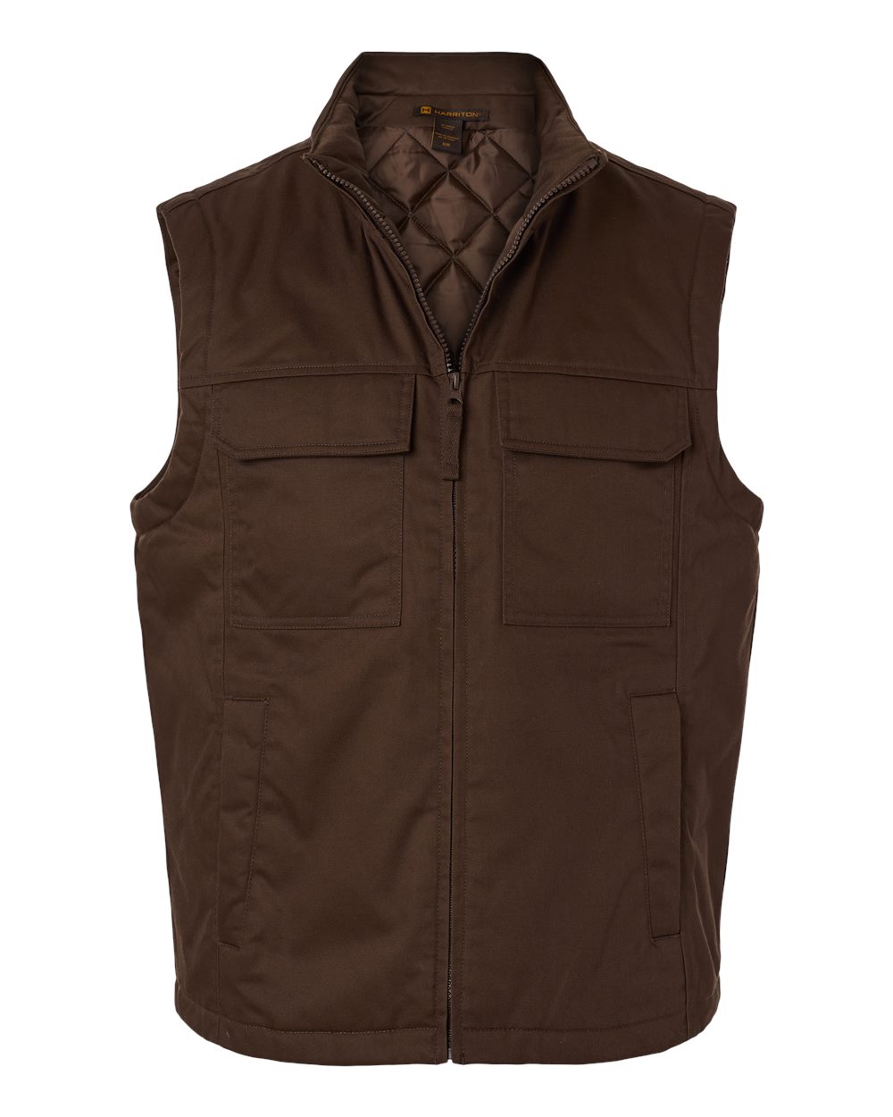 Front View of Dark Mocha ClimaBloc® Station Vest - M723
