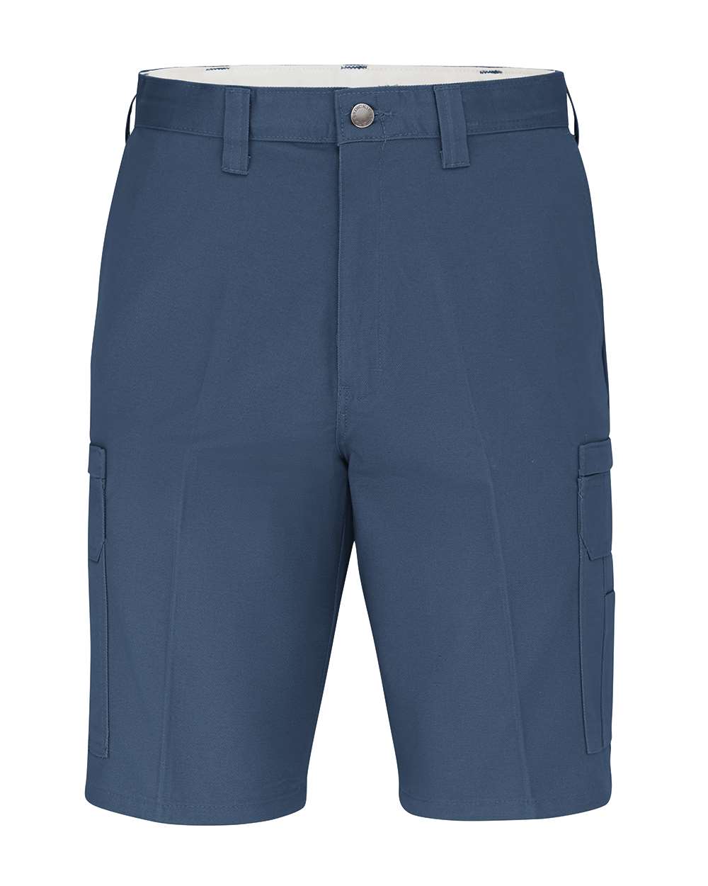 Front View of Dark Navy 11" Industrial Cotton Cargo Shorts - Odd Sizes - LR33ODD