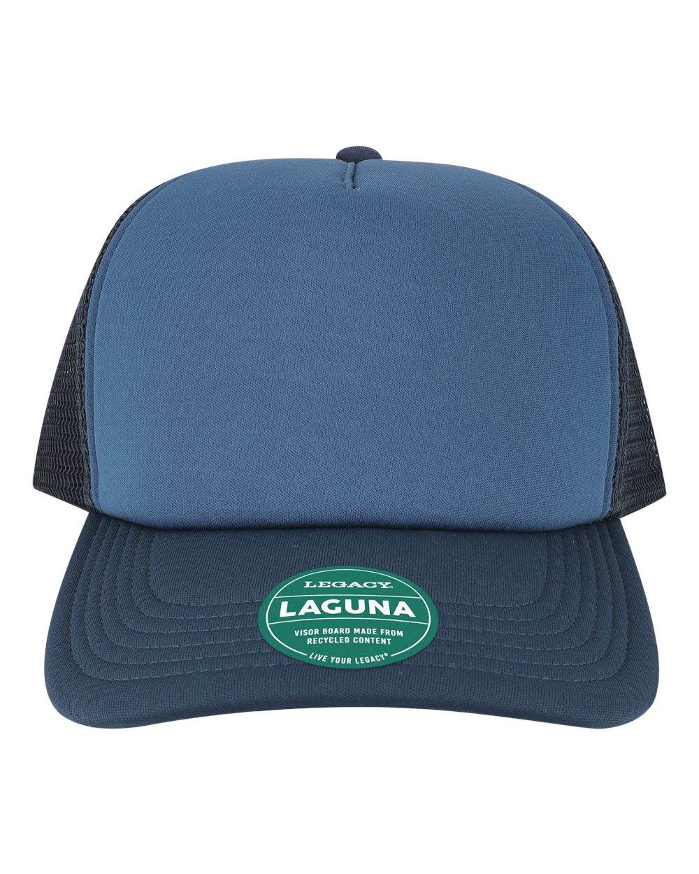 Front View of Dark Navy/ Light Navy Laguna Cap - LTA