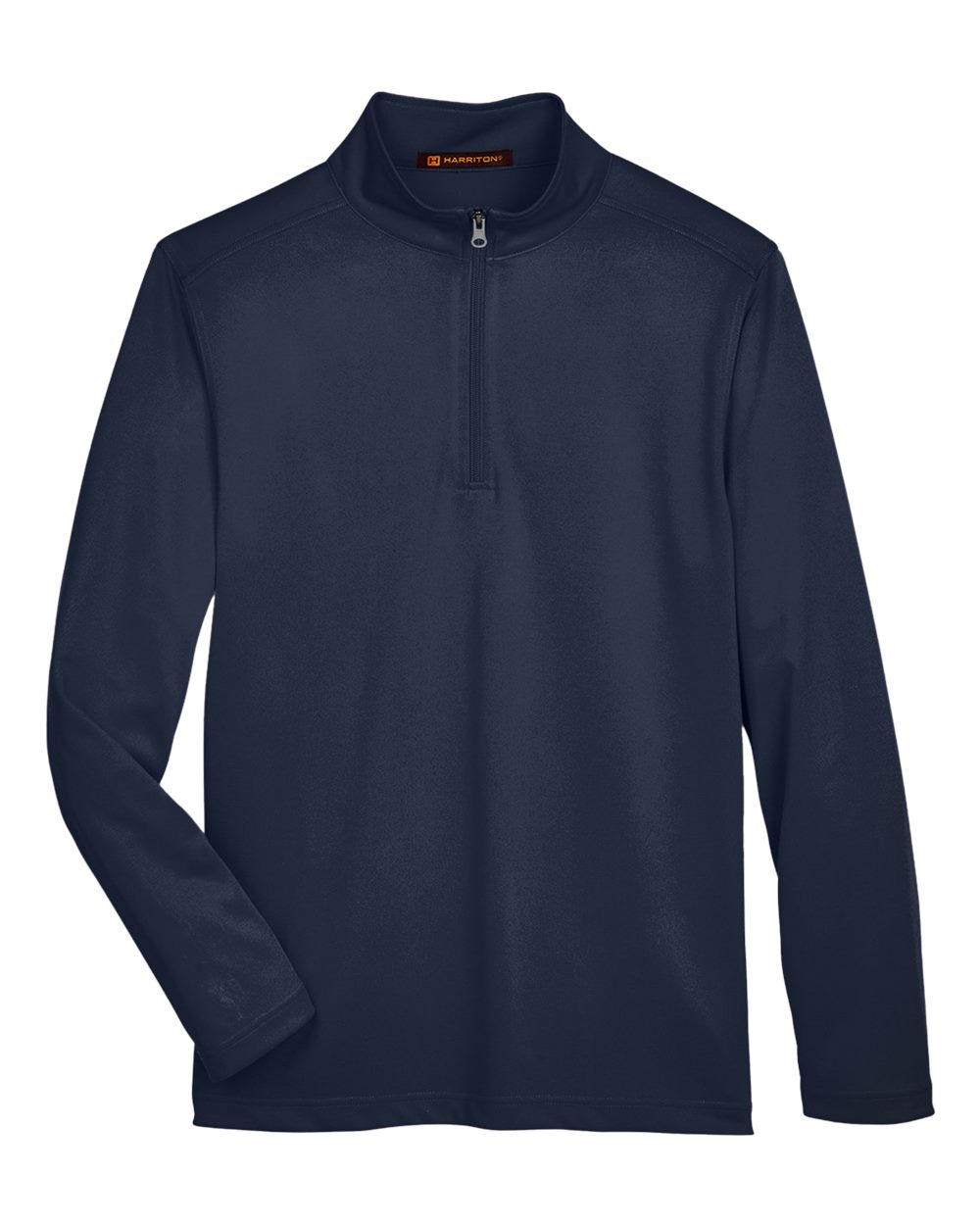Front View of Dark Navy Men&#39;s Advantage Snag Protection Plus Quarter-Zip Pullover - M748
