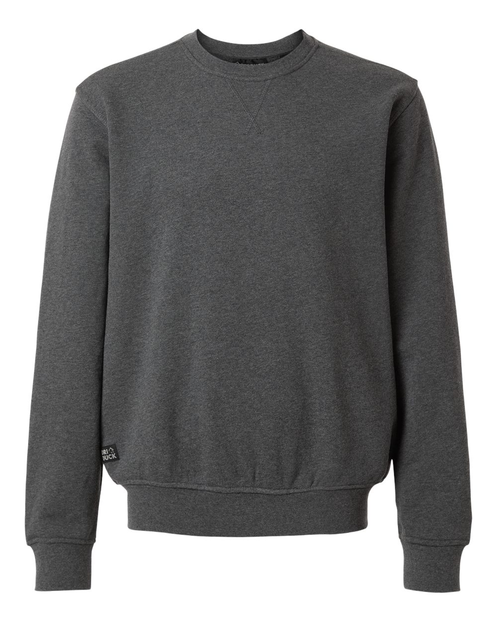 Front View of Dark Oxford Men's Granite Crewneck Pullover - 7202