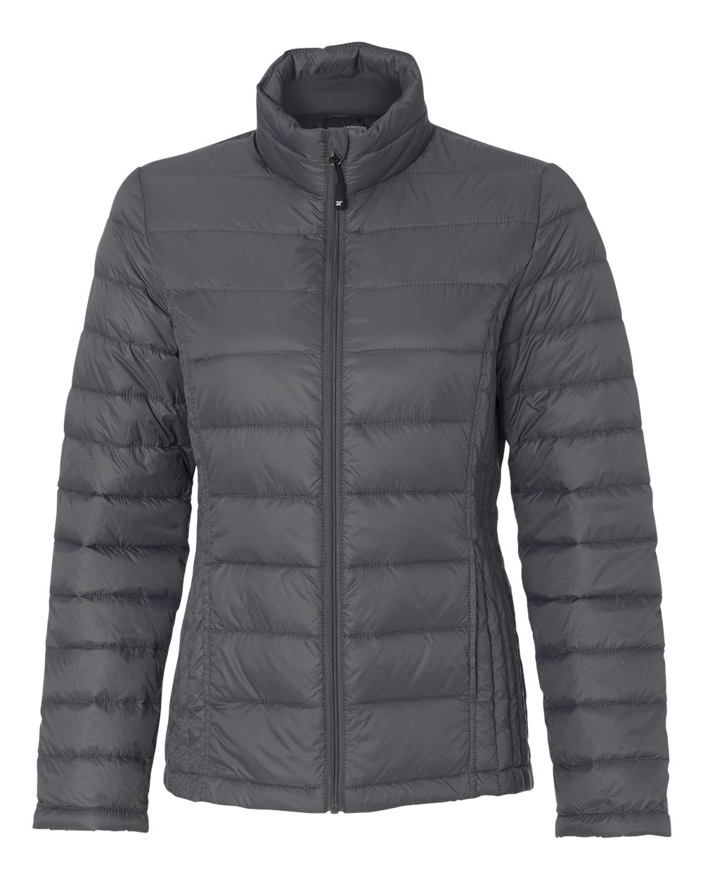 Front View of Dark Pewter Women&#39;s 32 Degrees Packable Down Jacket - 15600W