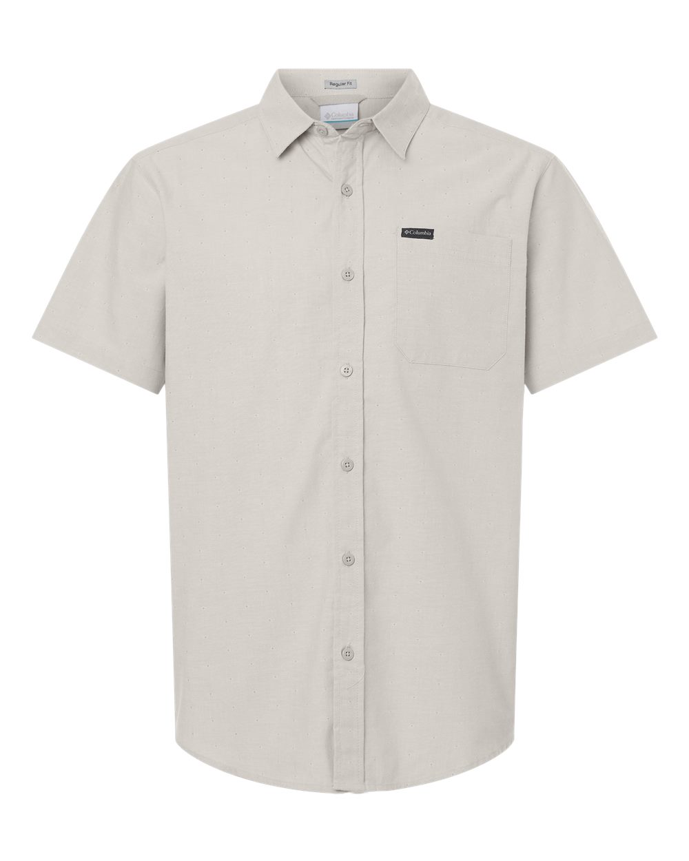 Front View of Dark Stone Rapid Rivers™ Novelty Short Sleeve Shirt - 199080