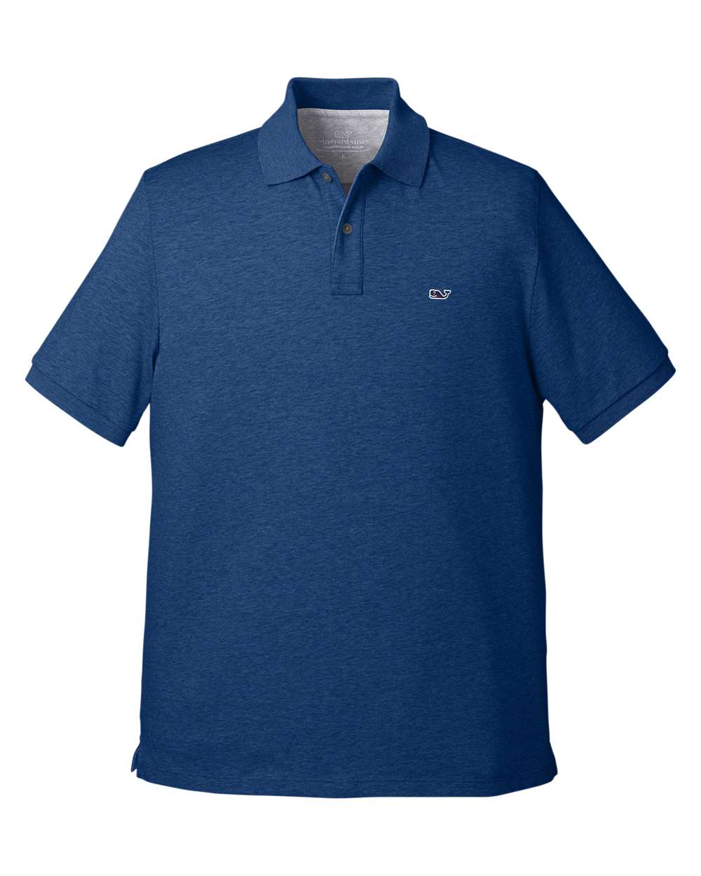 Front View of Deep Bay Edgartown Pique Polo - G011147