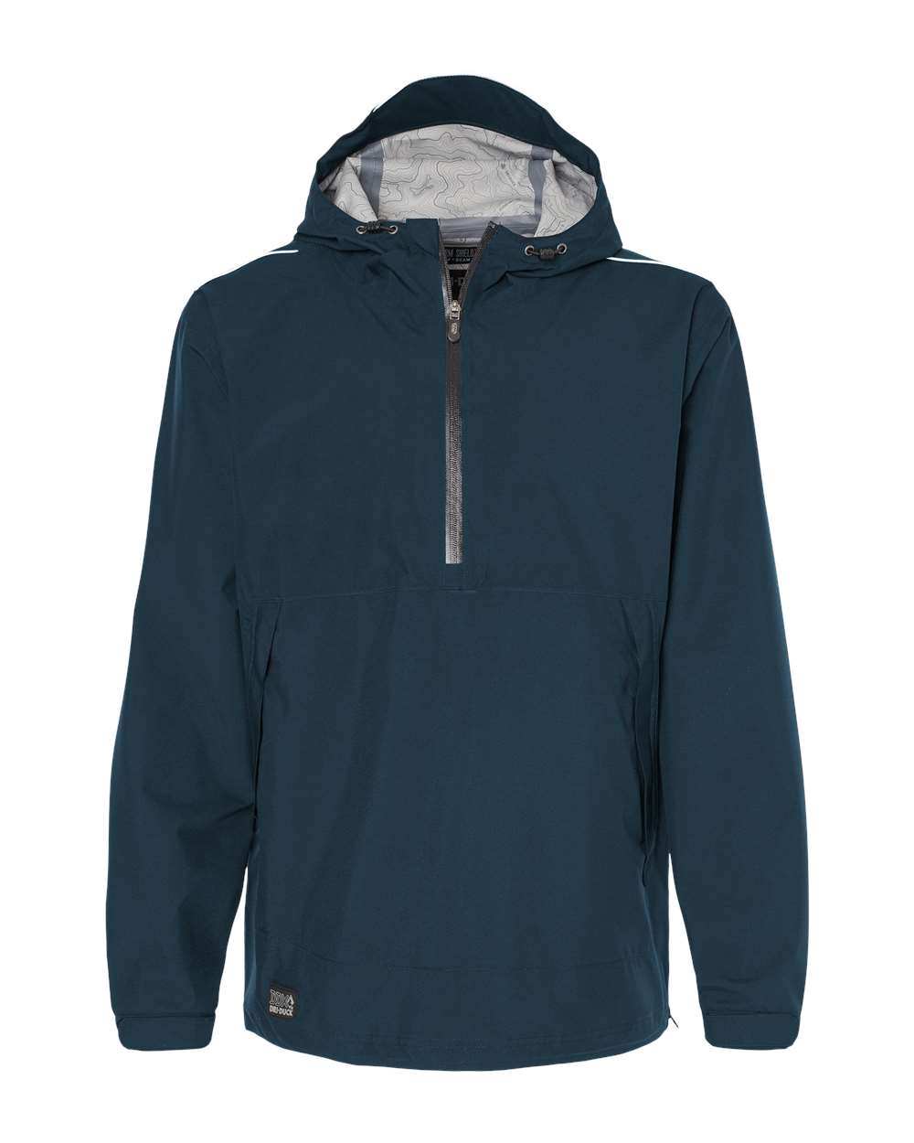 Front View of Deep Blue Challenger Anorak - 5339